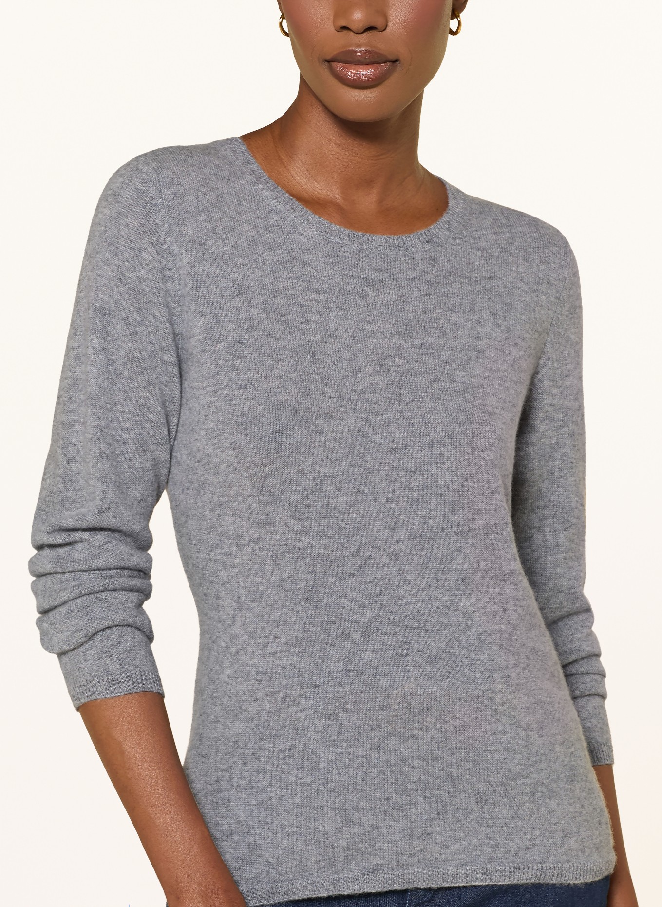 FTC CASHMERE Kašmírový svetr: ŠEDÁ