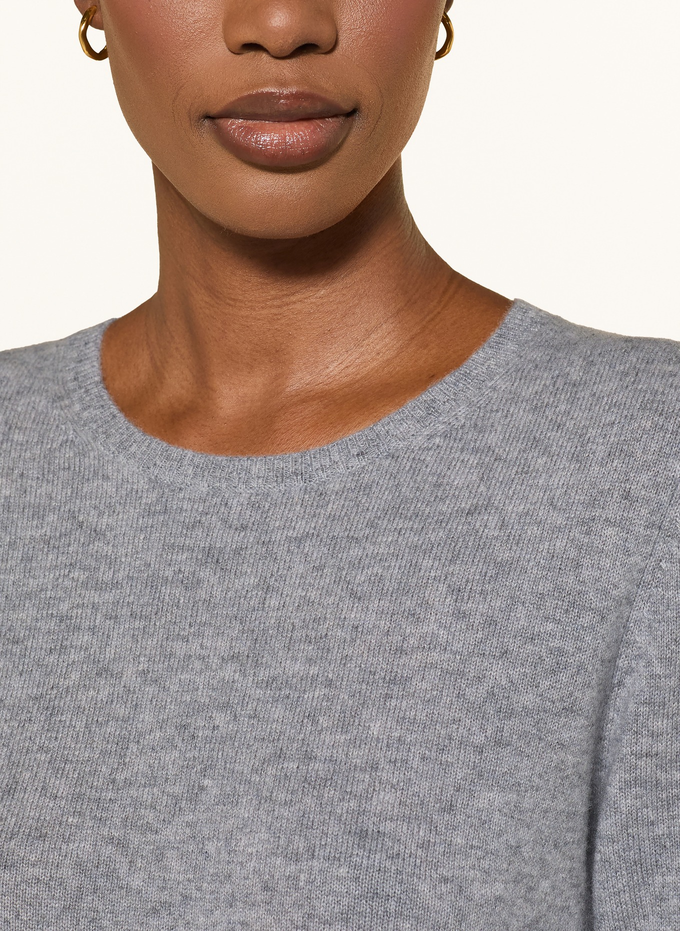 FTC CASHMERE Kašmírový svetr: ŠEDÁ