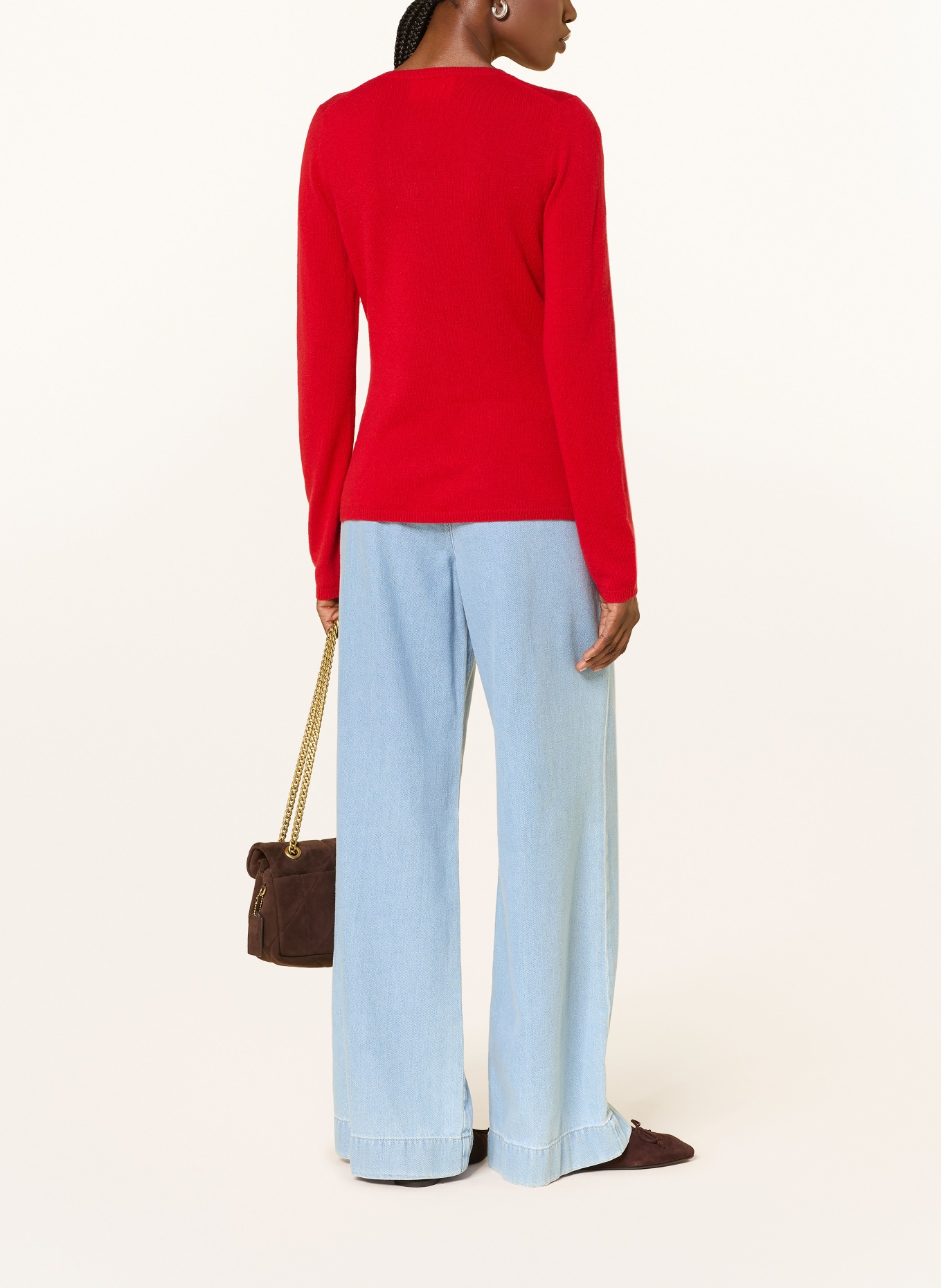 FTC CASHMERE Pull en cachemire: ROUGE