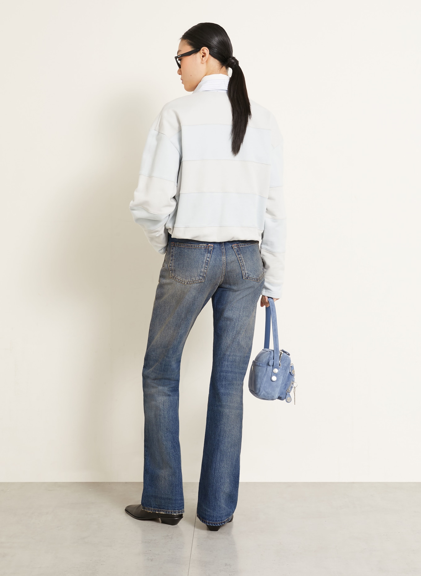 Acne Studios Bootcut jeans: 863 MID BLUE