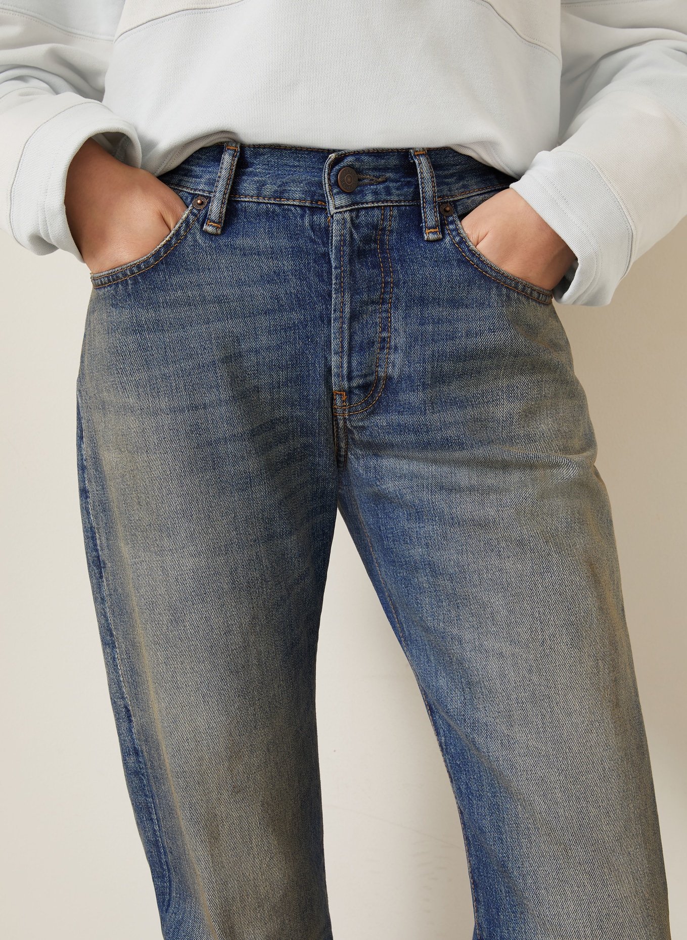 Acne Studios Bootcut jeans: 863 MID BLUE