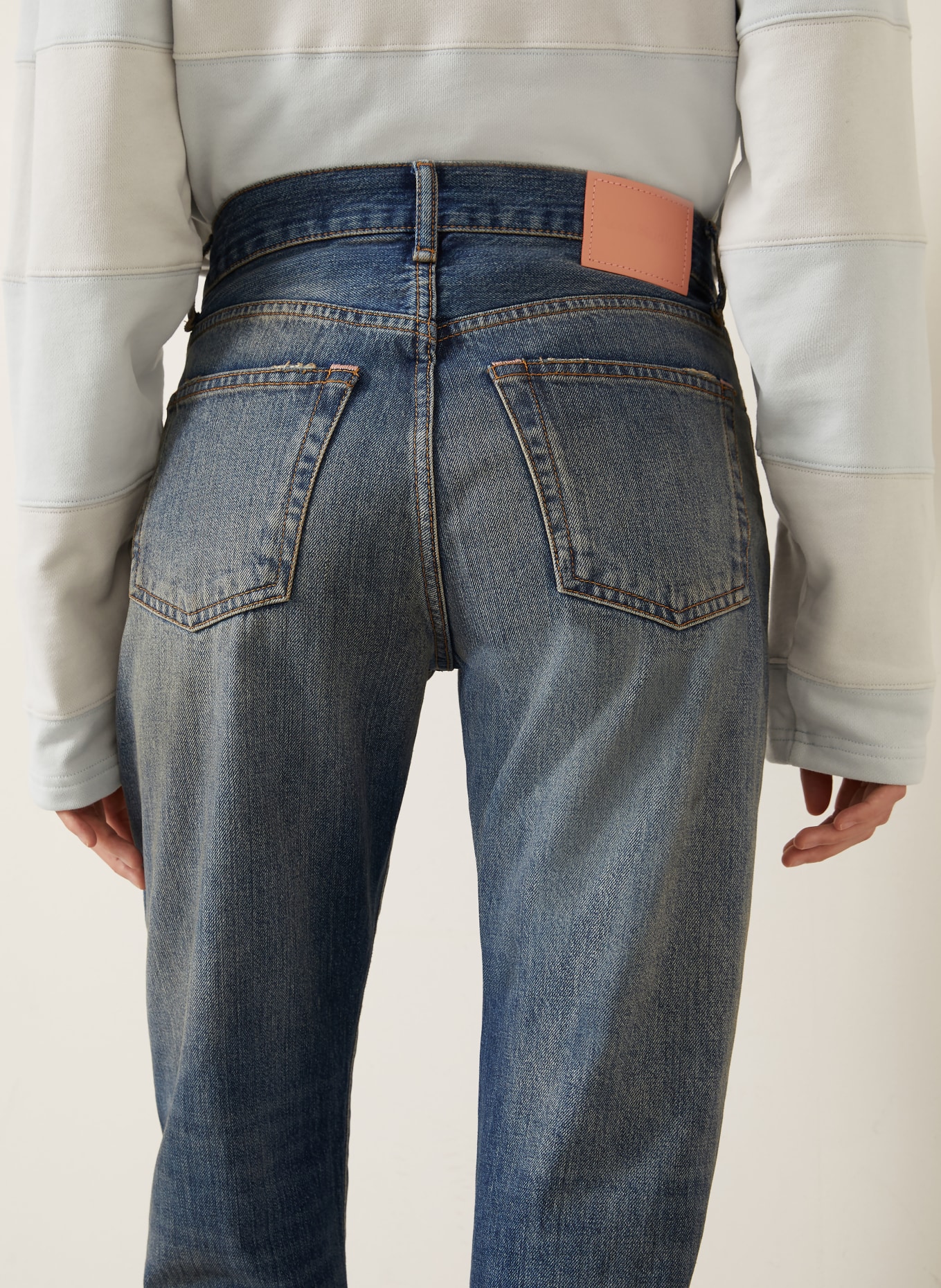 Acne Studios Bootcut jeans: 863 MID BLUE