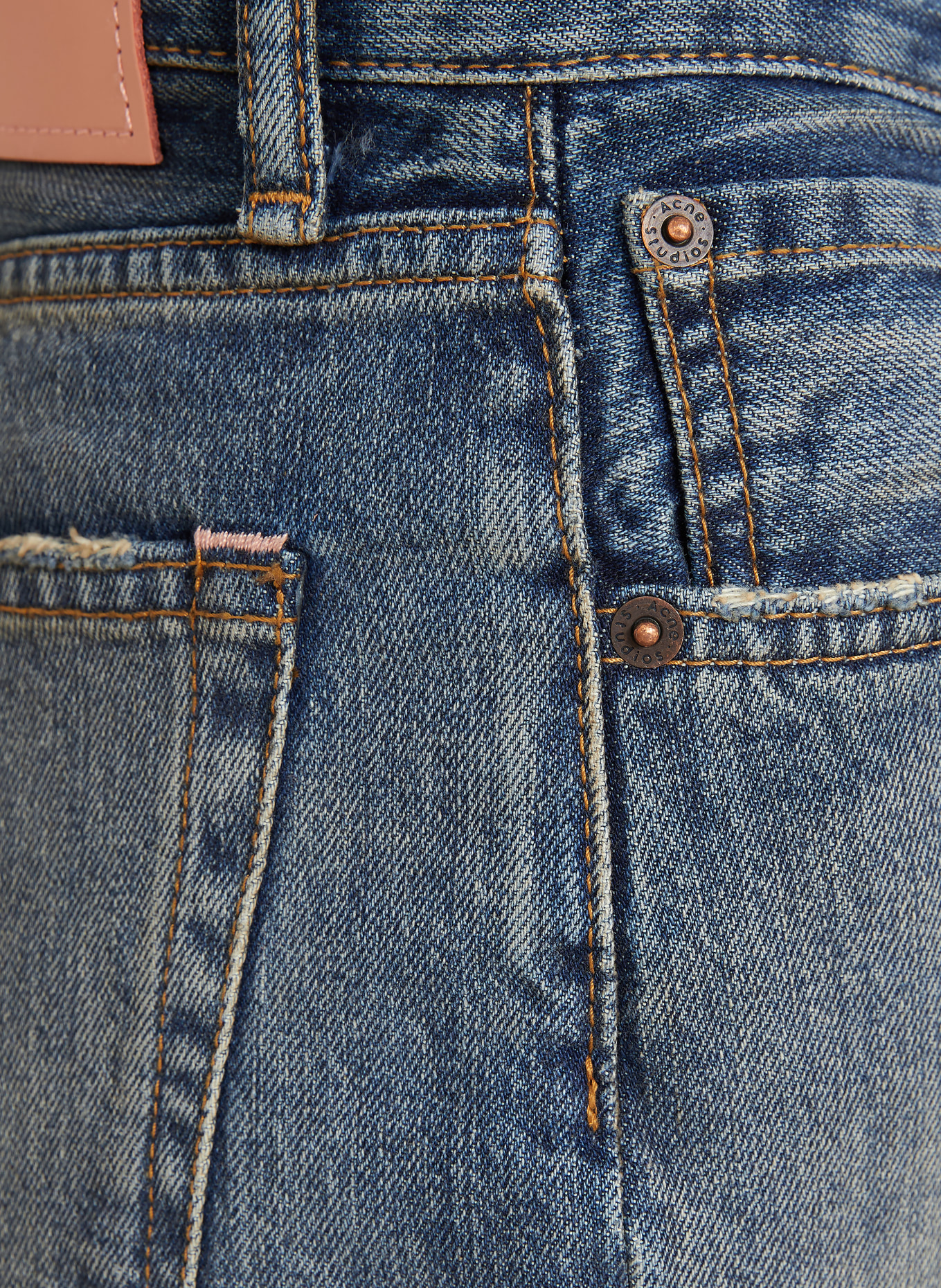 Acne Studios Bootcut jeans: 863 MID BLUE
