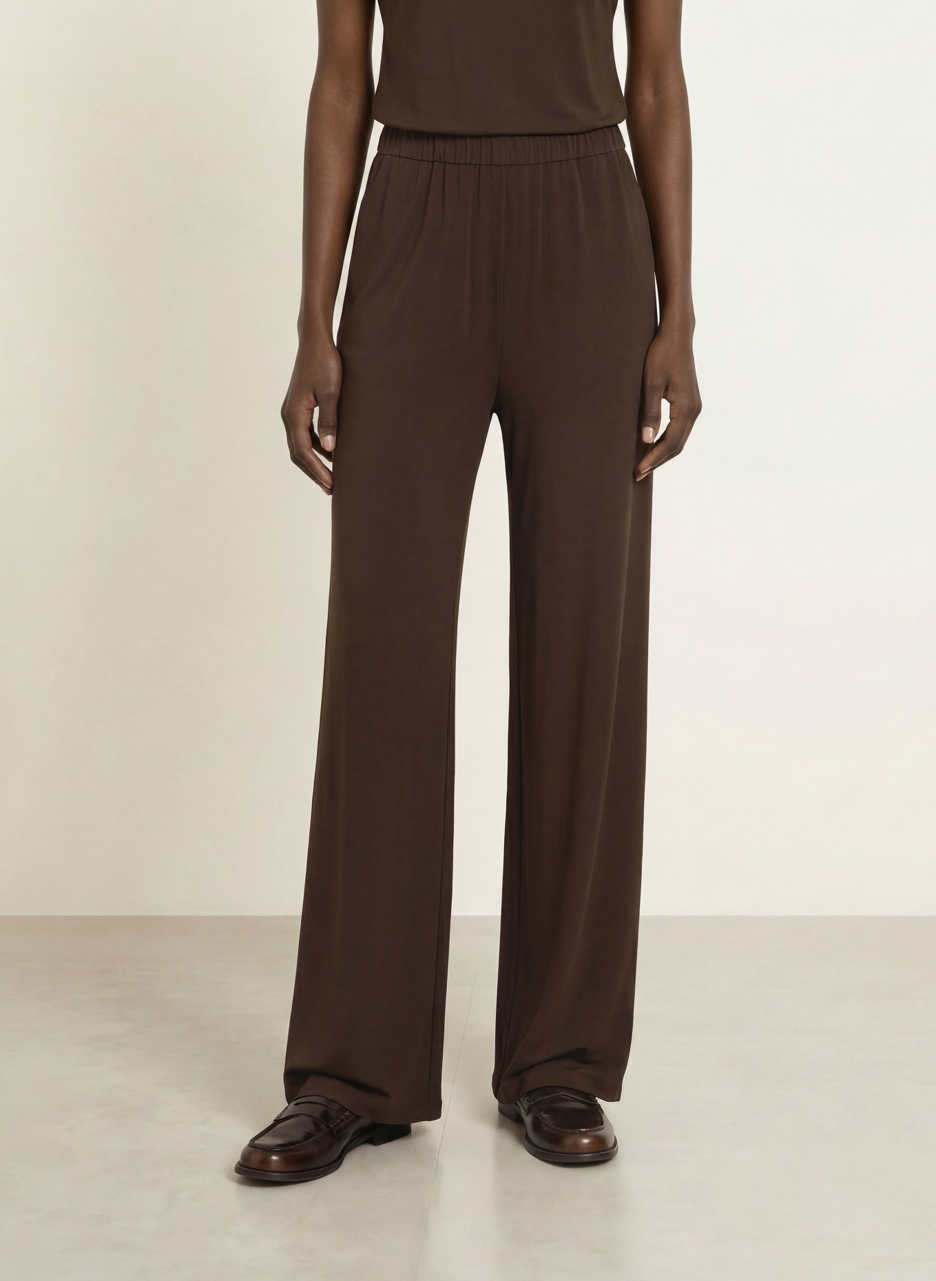 SAMSØE  SAMSØE Marlene-broek SAUMI: MARRON FONCÉ