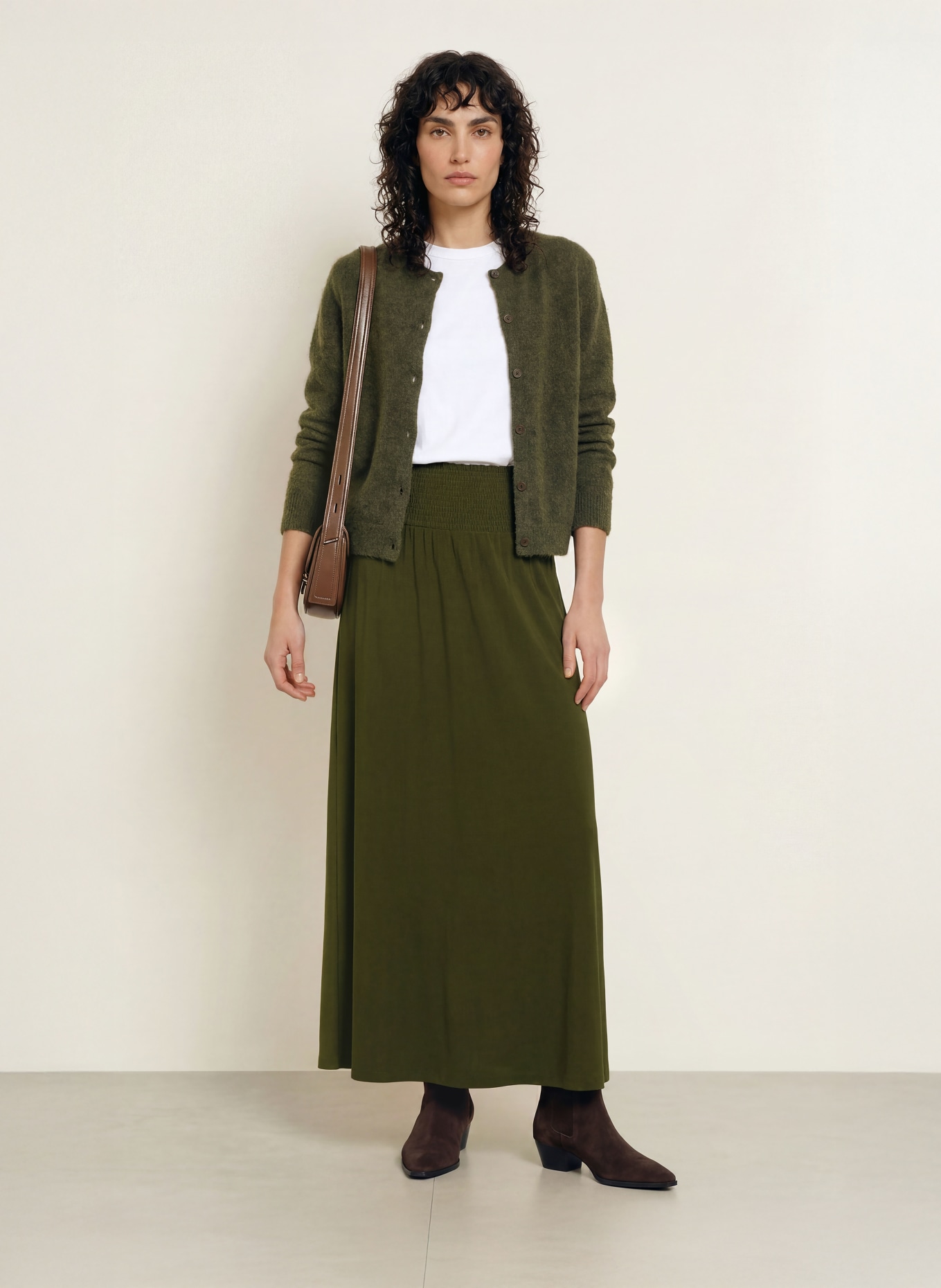 SAMSØE  SAMSØE Skirt SAUMI: OLIVE