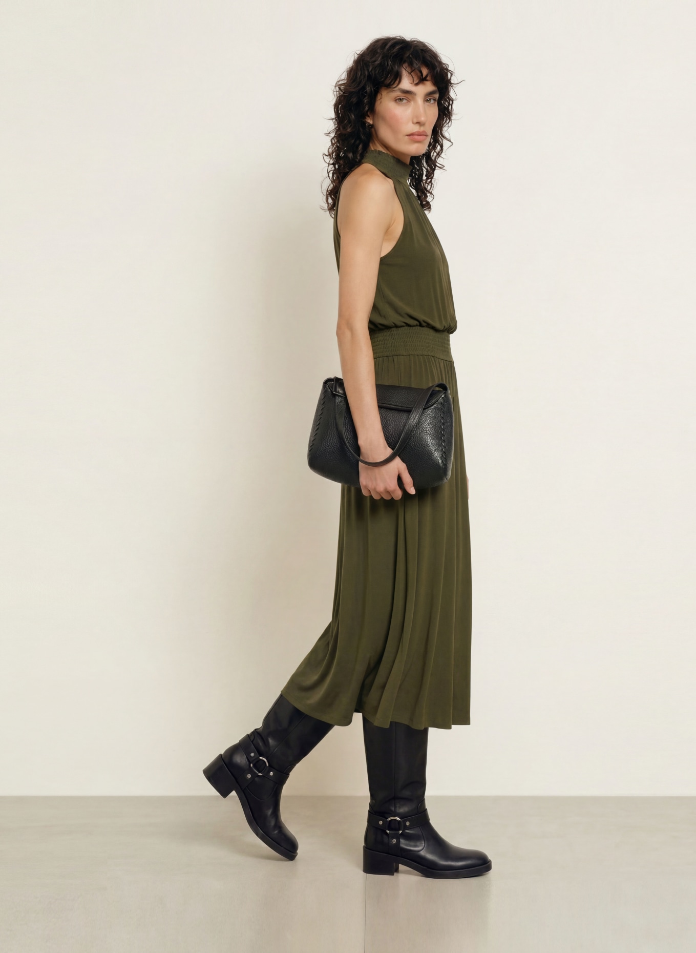 SAMSØE  SAMSØE SAUMI dress: OLIVE