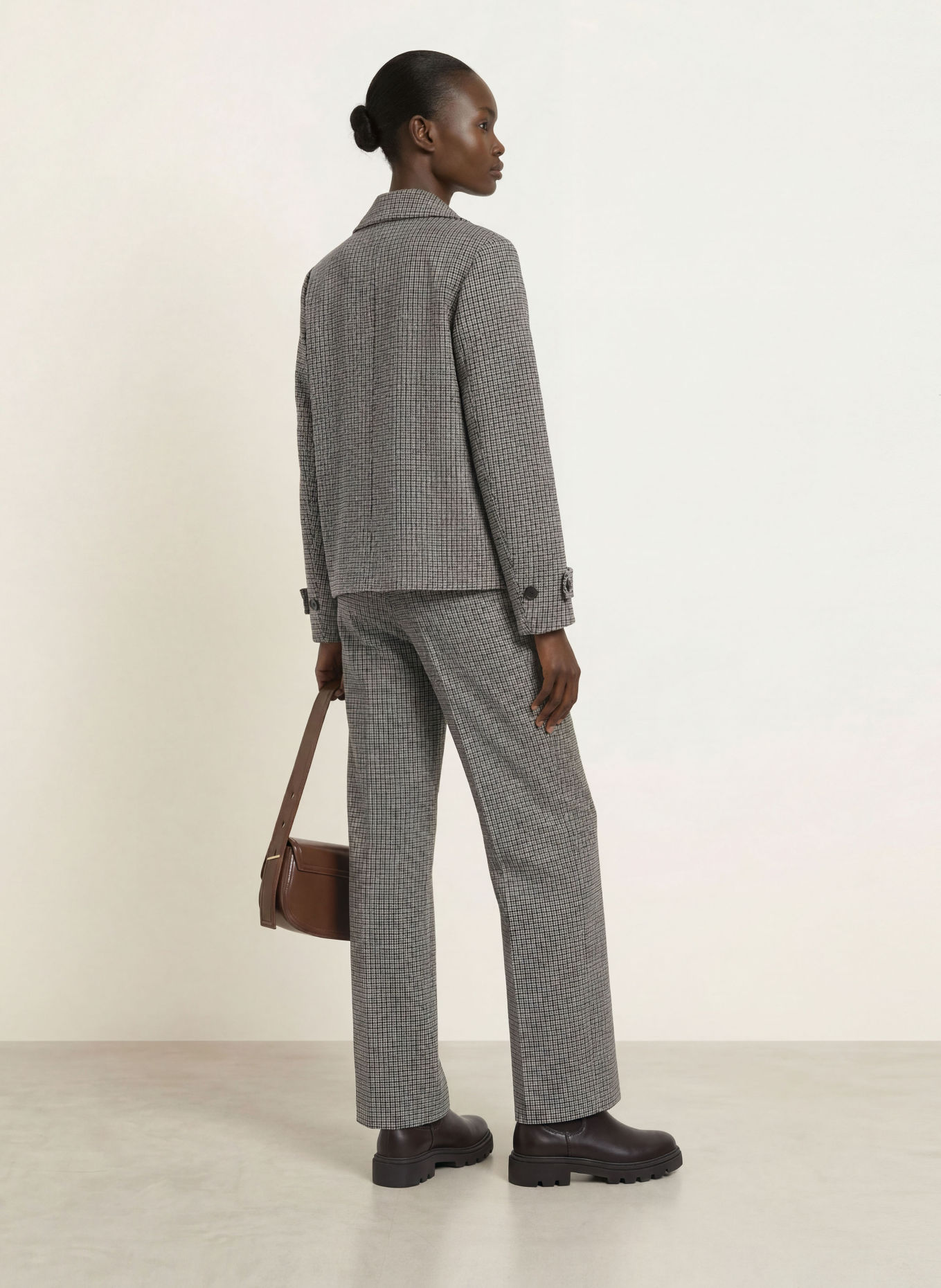 SAMSØE  SAMSØE Trousers SAHEAVEN: GRAY / BLACK