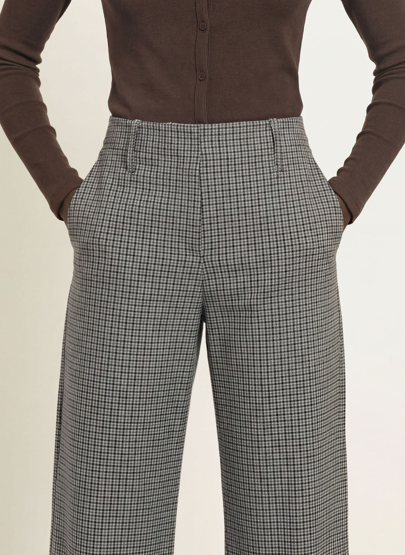 SAMSØE  SAMSØE Trousers SAHEAVEN: GRAY / BLACK