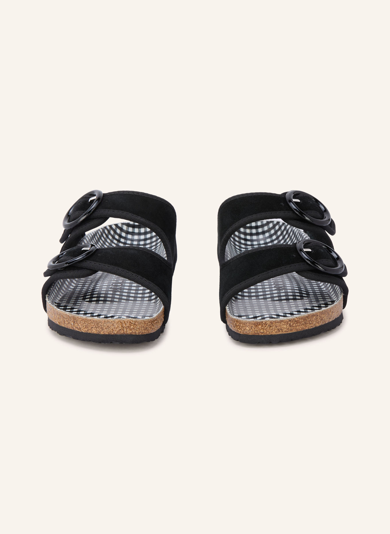 1774 BIRKENSTOCK Sandales ouvertes REPETTO ARIZONA ROUND BUCKLE: NOIR