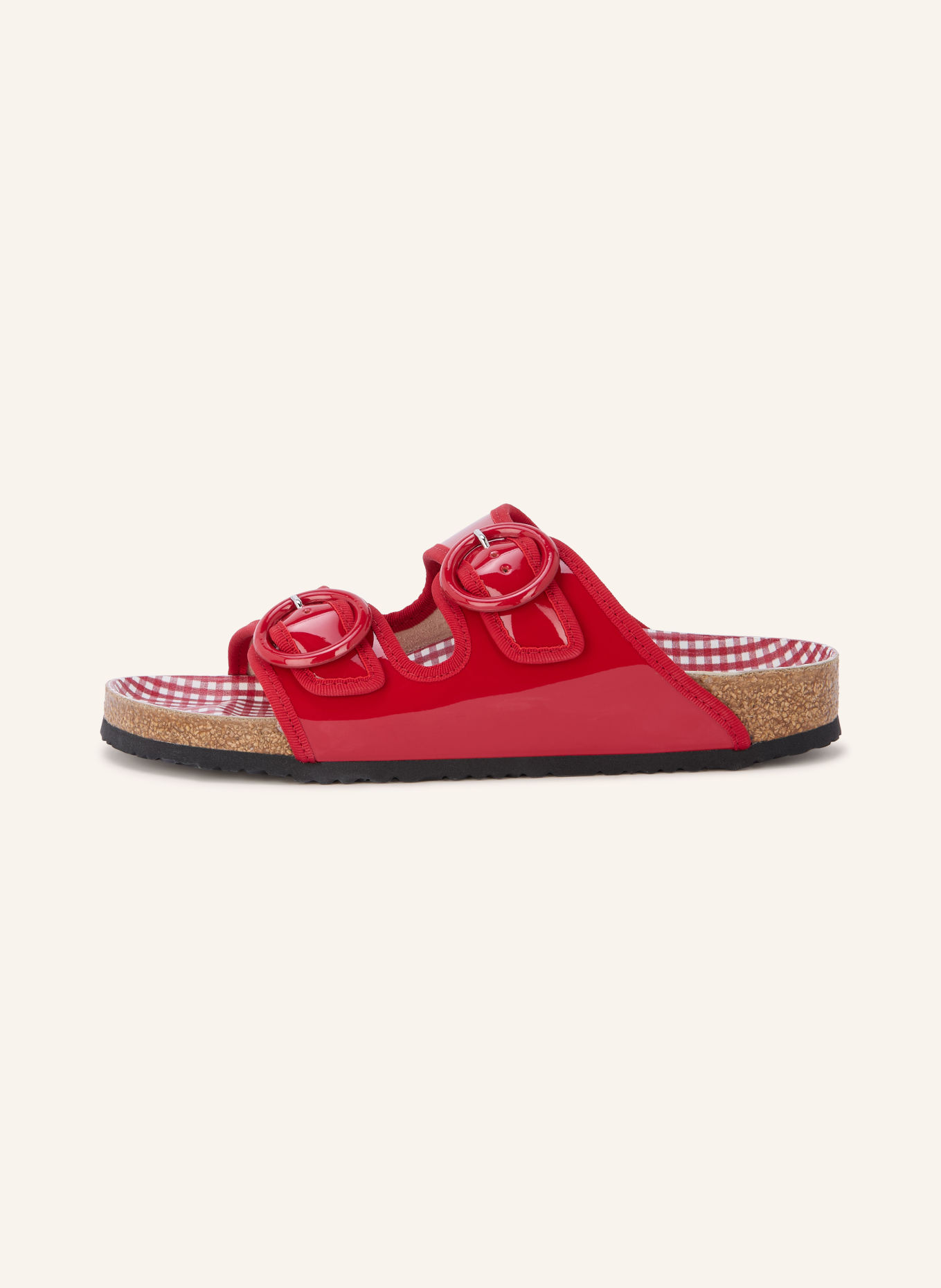 1774 BIRKENSTOCK Sandales ouvertes REPETTO ARIZONA ROUND BUCKLE: ROUGE