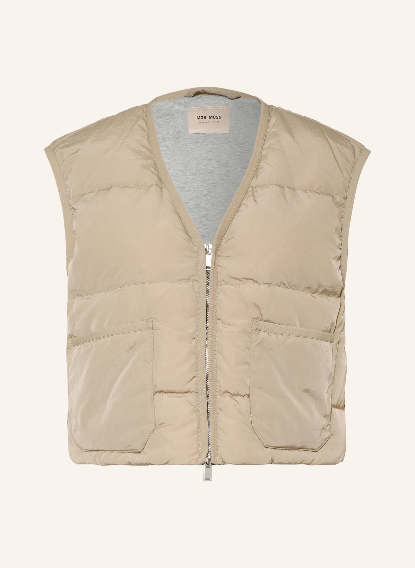 MOS MOSH MMMANJA Down vest: BEIGE