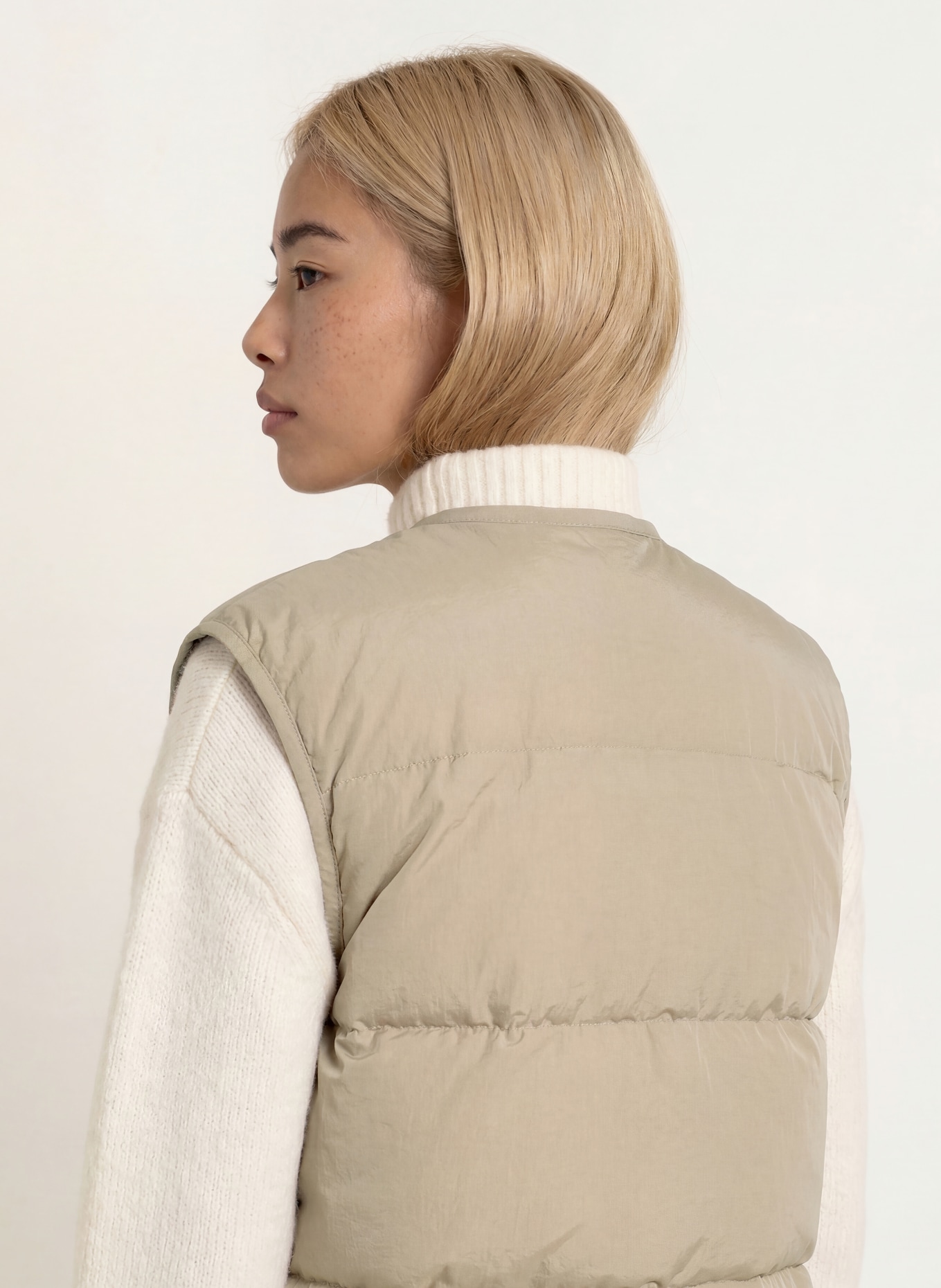 MOS MOSH MMMANJA Down vest: BEIGE