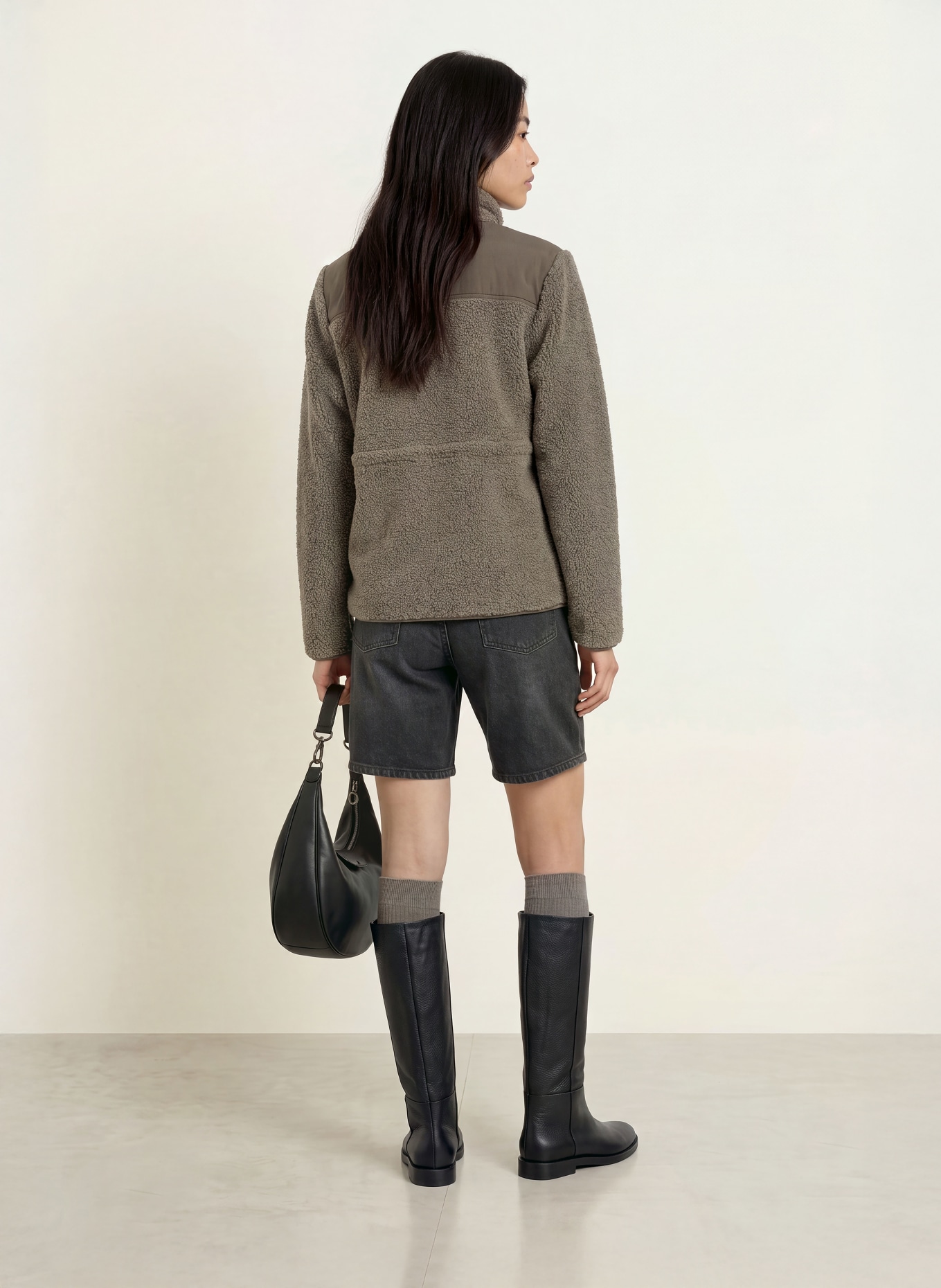 MOS MOSH Teddyfell-Jacke MMELISA ELI: OLIV