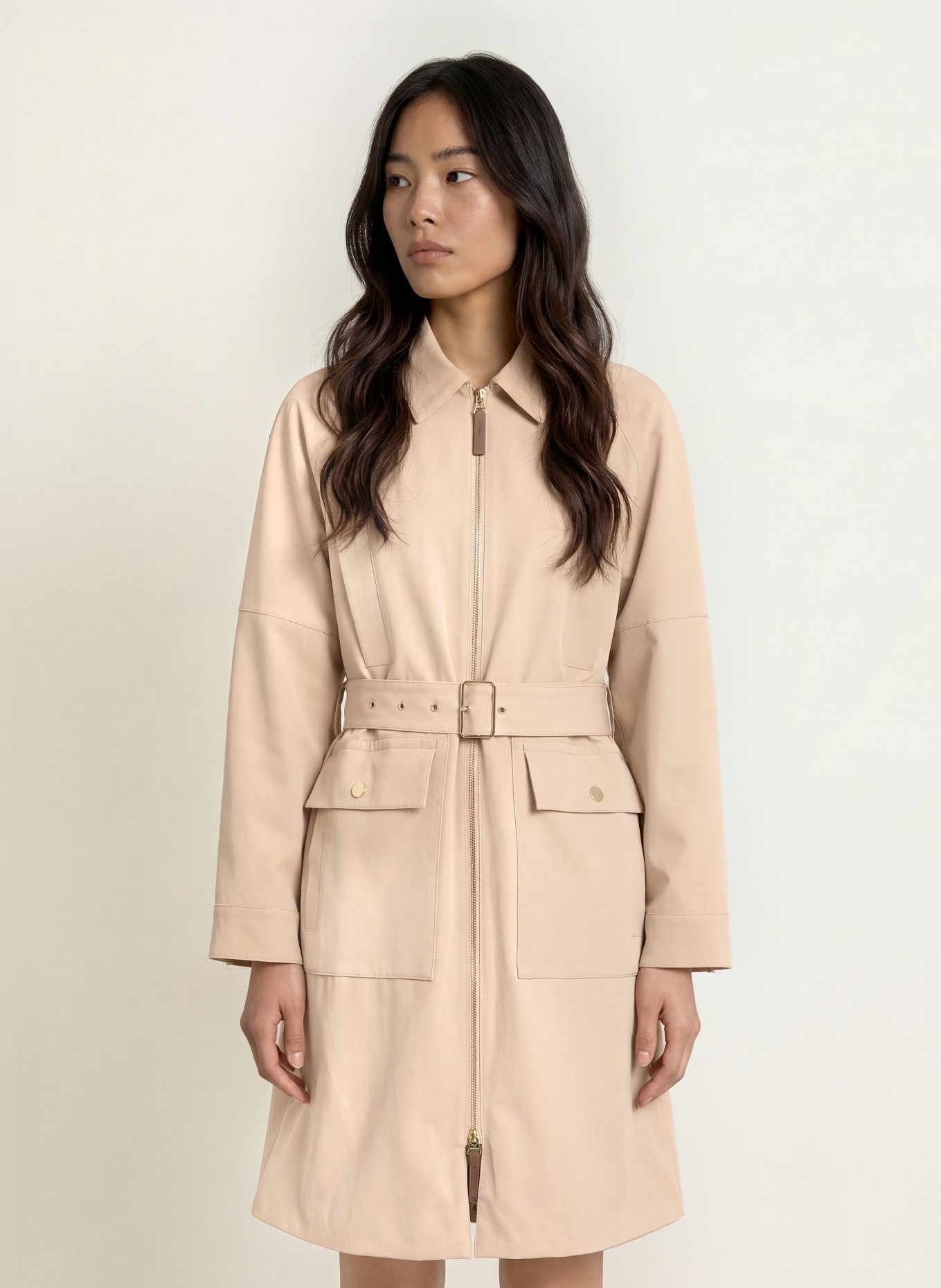 MOS MOSH Trench-coat MMALINE: BEIGE