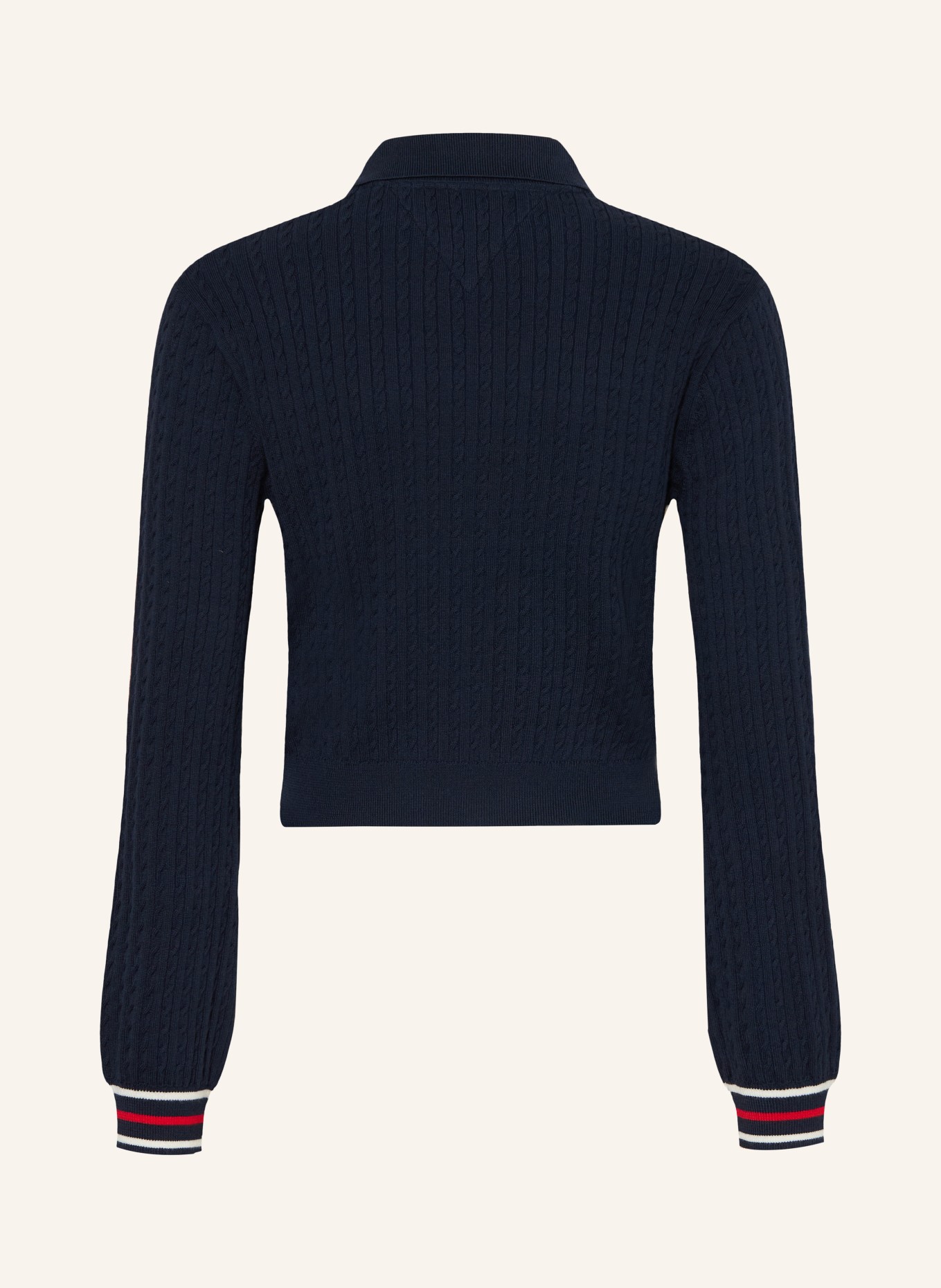 TOMMY HILFIGER Cardigan: ALBASTRU ÎNCHIS