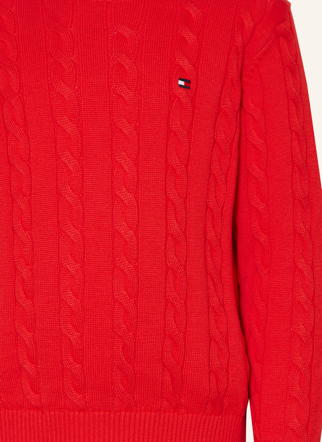 TOMMY HILFIGER Sweaters: RED / DARK BLUE / WHITE