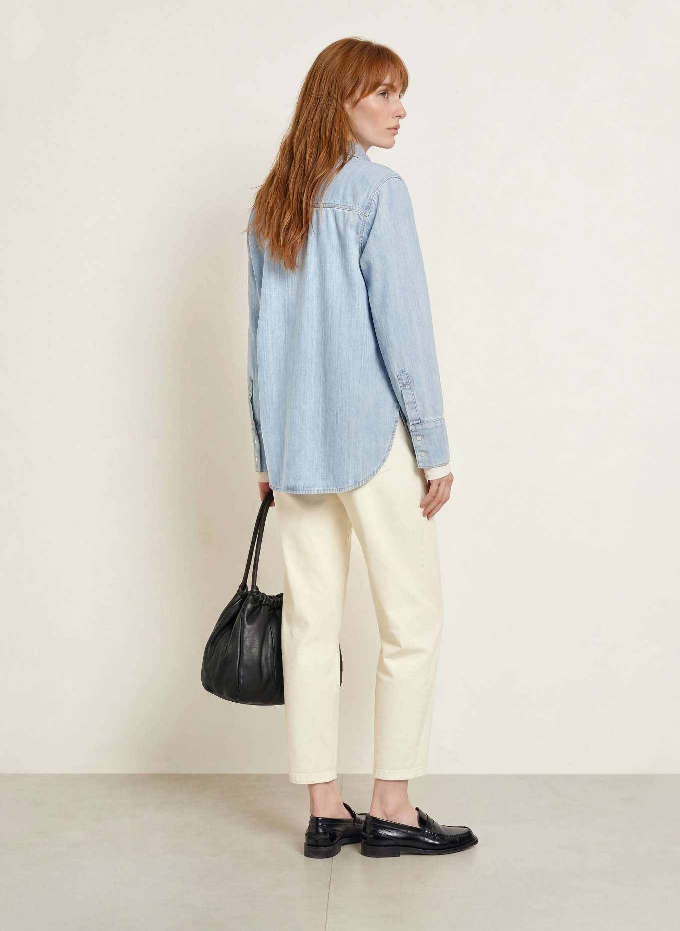 Marc O'Polo Jeansbluse: HELLBLAU