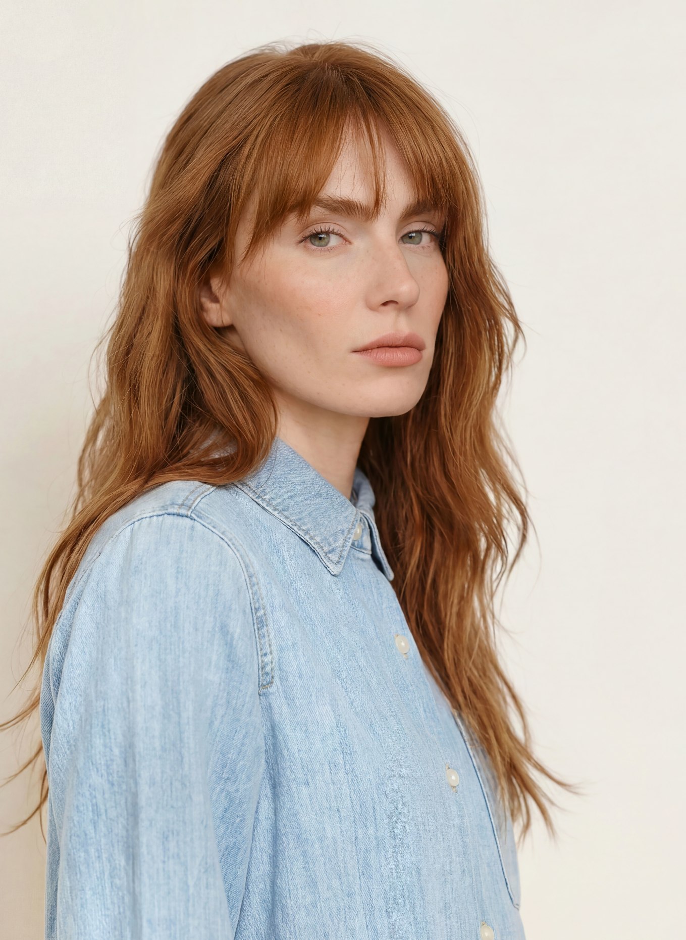 Marc O'Polo Jeansbluse: HELLBLAU