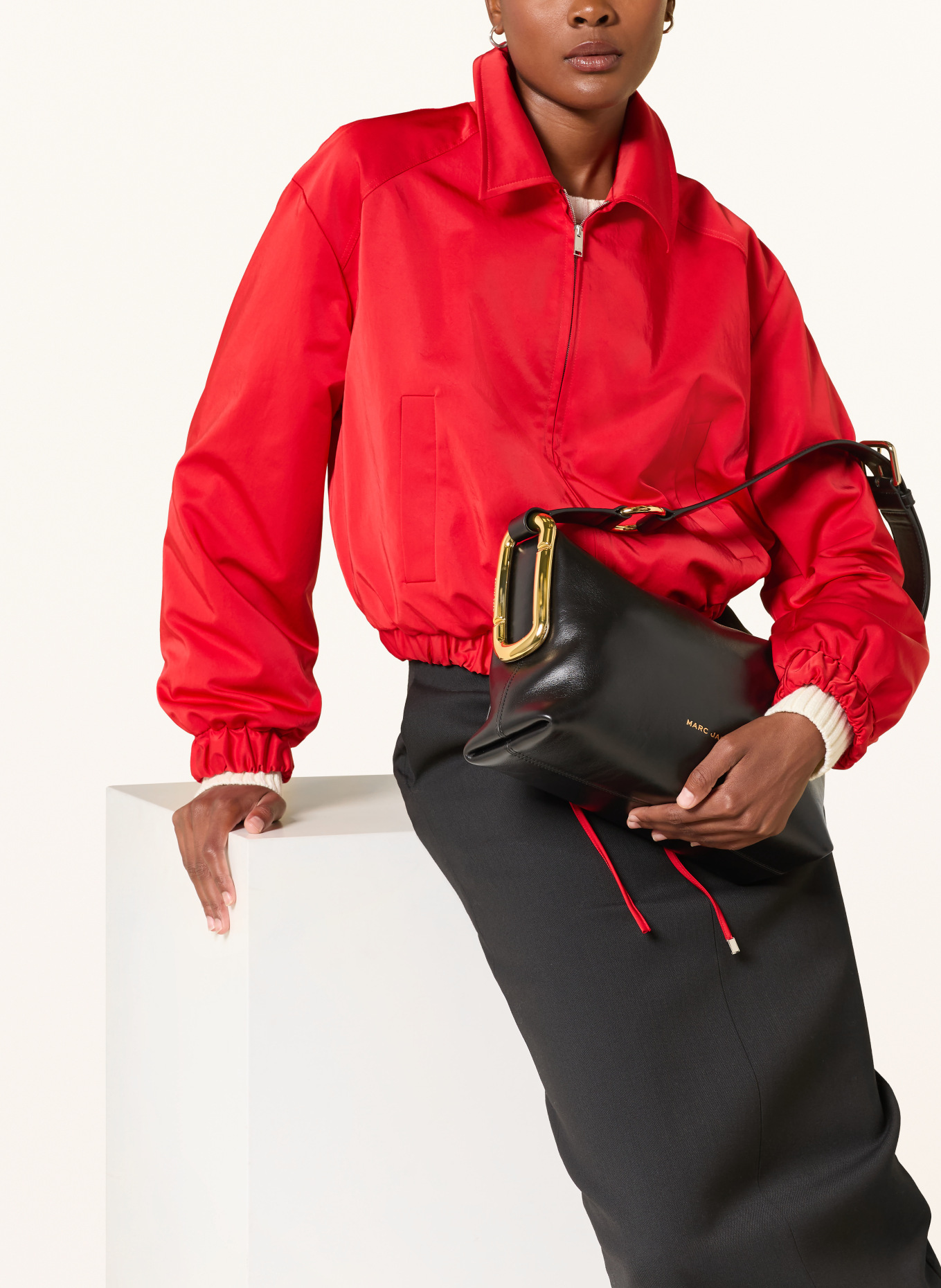 MARC JACOBS Skuldertaske THE SCENE: SORT / GULD
