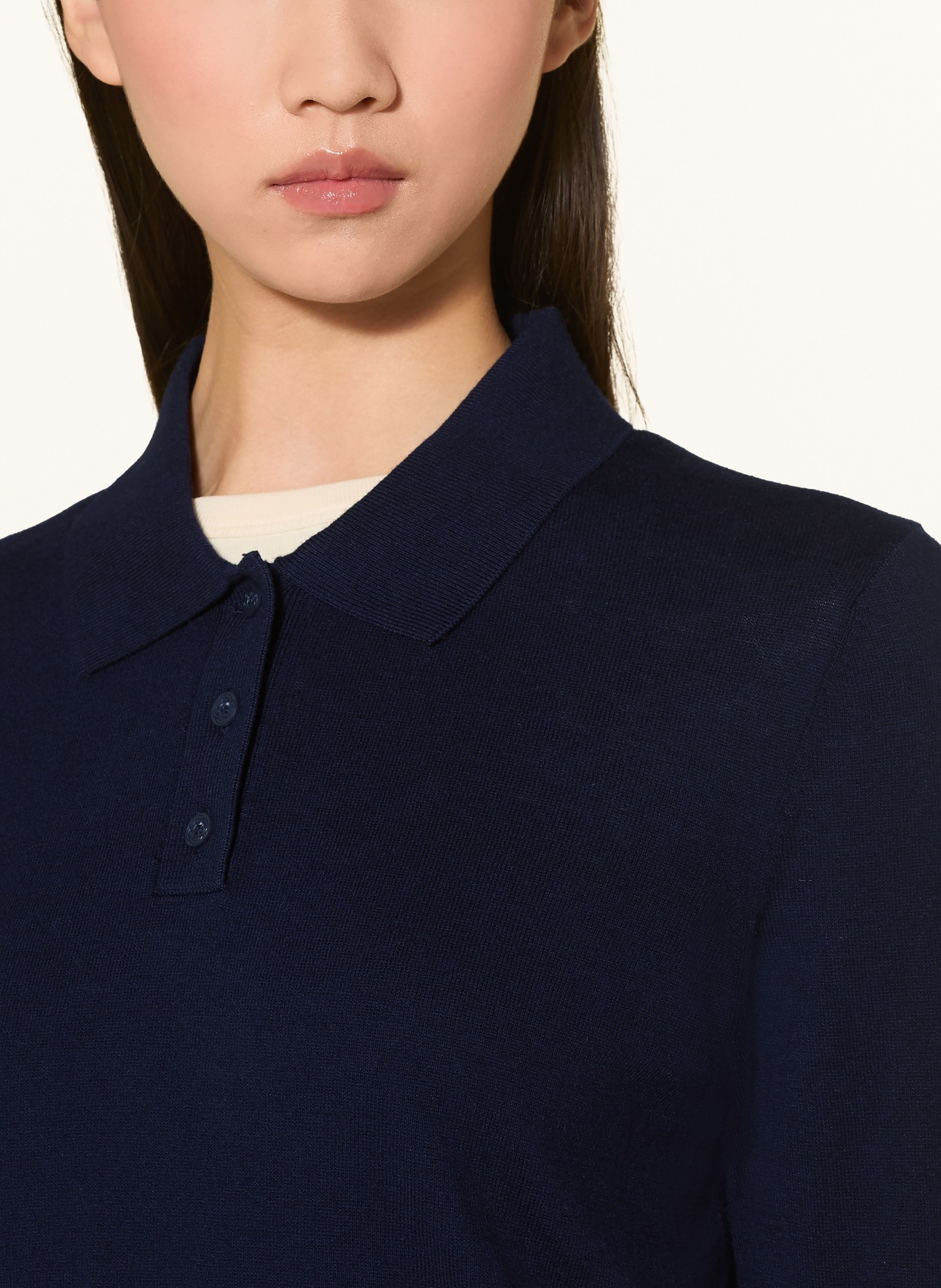 GANT Polo en maille: BLEU FONCÉ