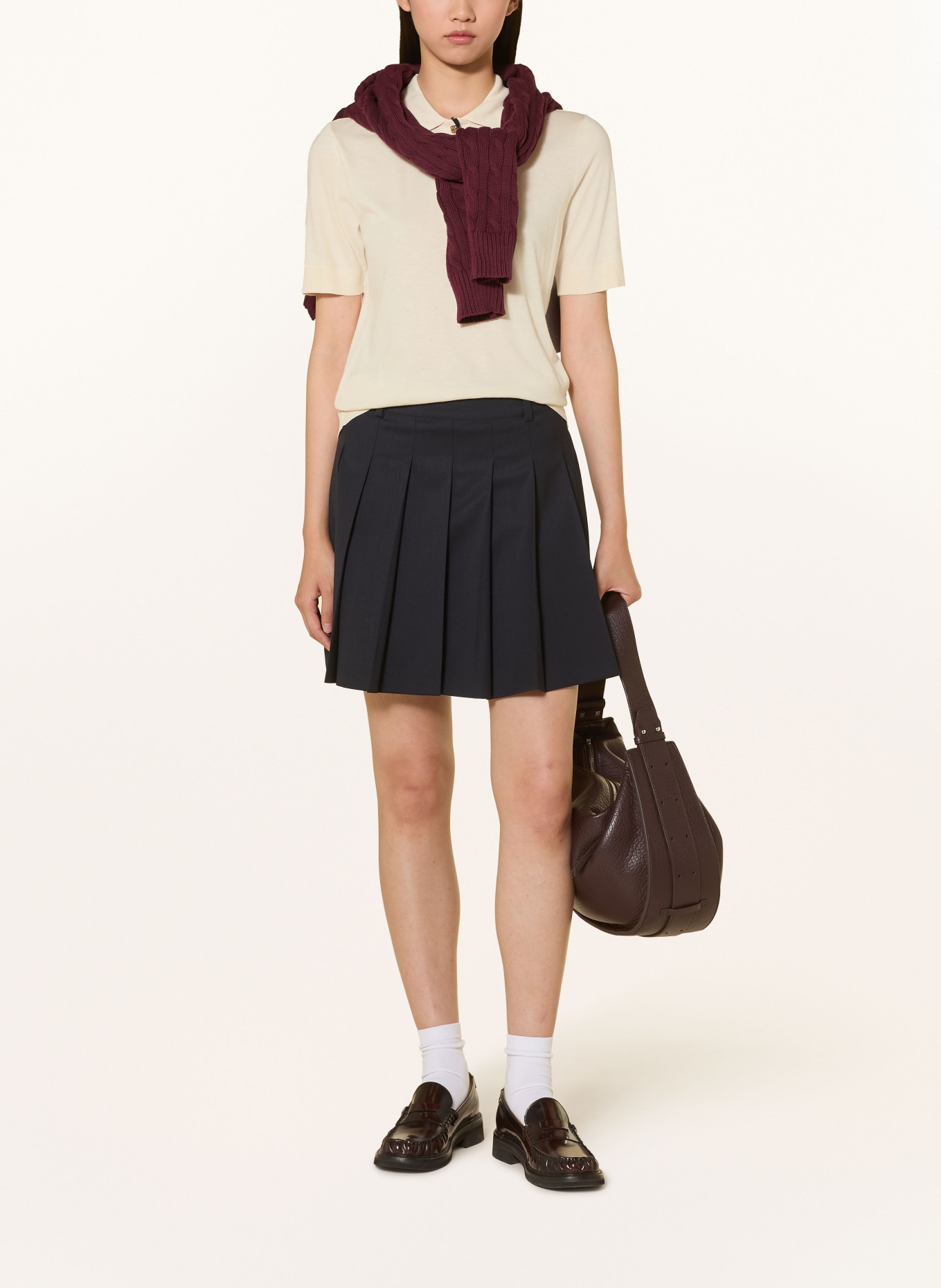 GANT Strick-Poloshirt: CREME