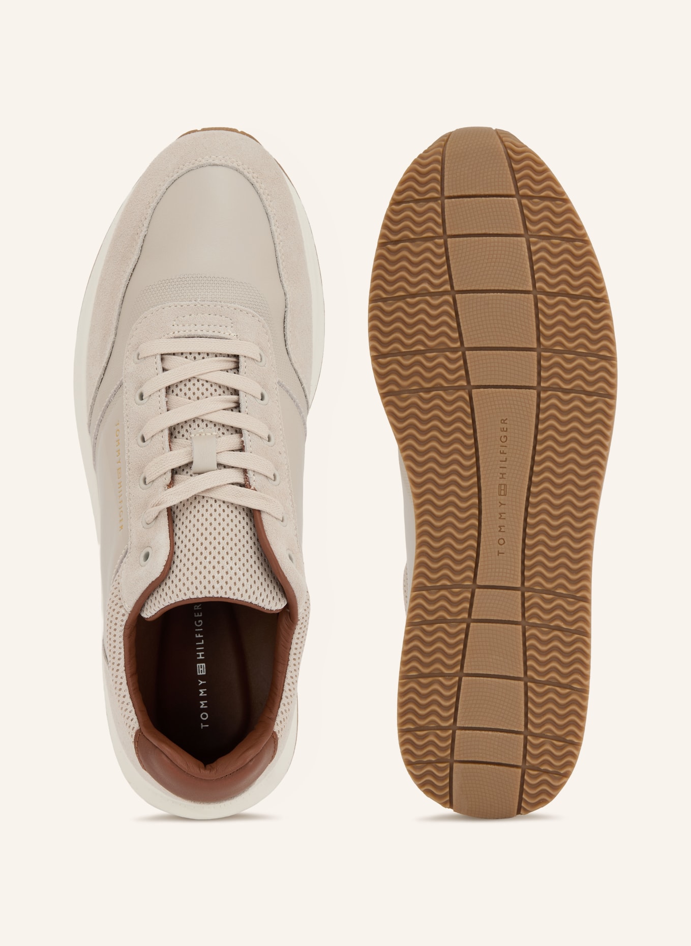 TOMMY HILFIGER Adidași: GRI DESCHIS