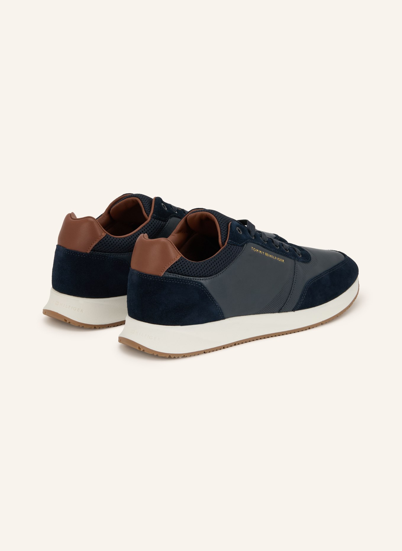 TOMMY HILFIGER Adidași: ALBASTRU ÎNCHIS / MARO