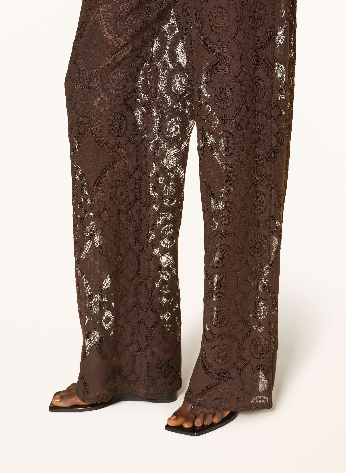 Y.A.S. Spitzenhose: DUNKELBRAUN