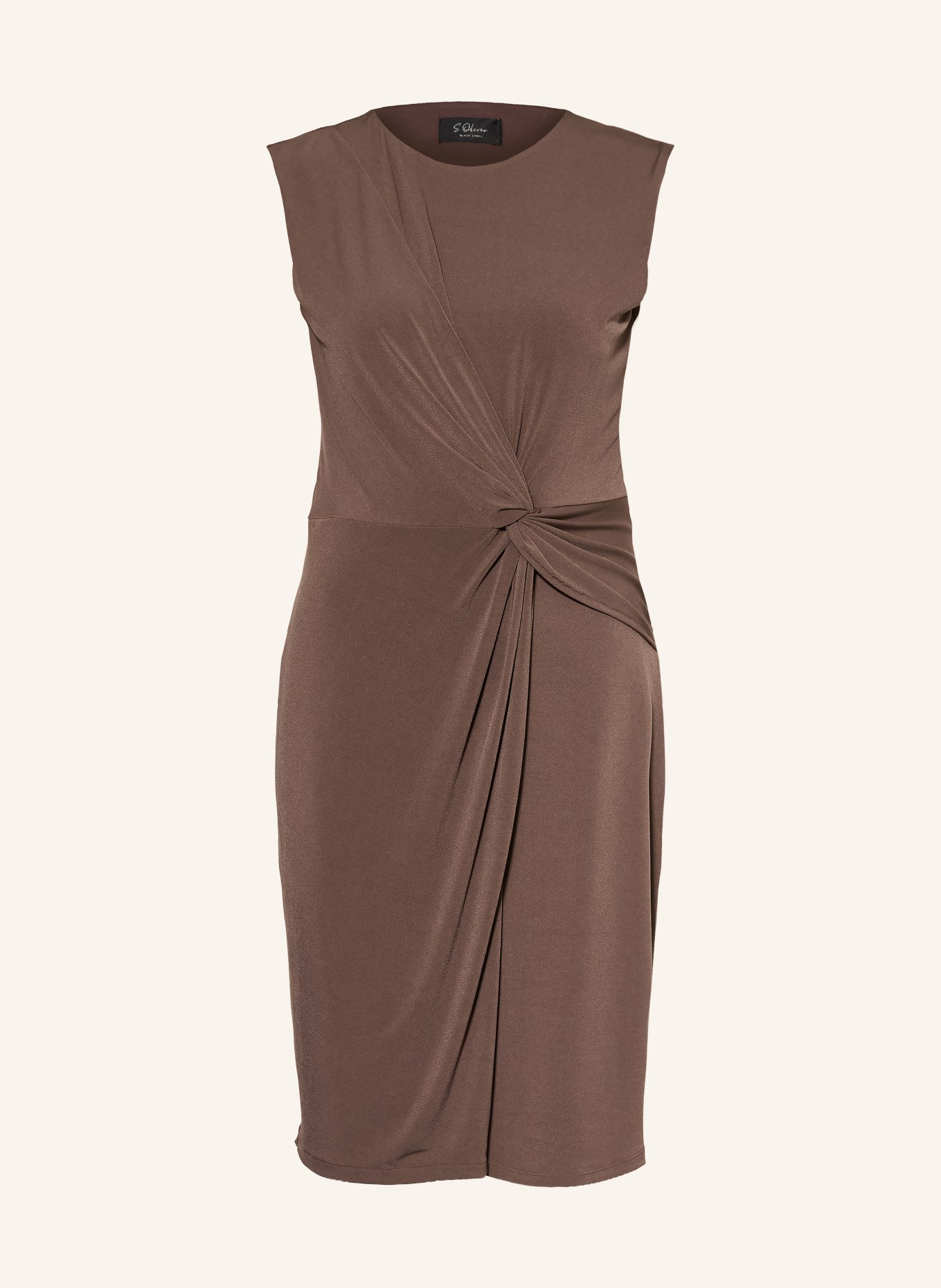 s.Oliver BLACK LABEL Jerseyjurk: MARRON FONCÉ