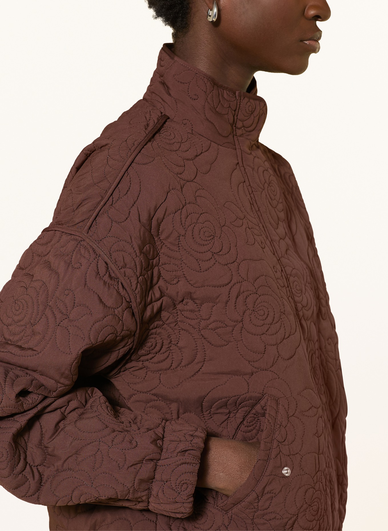 Y.A.S. Bomber jacket: DARK BROWN