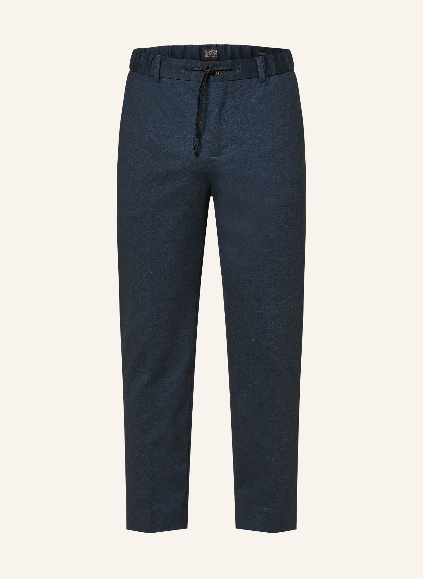 SCOTCH & SODA Chino FINCH coupe slim: BLEU FONCÉ