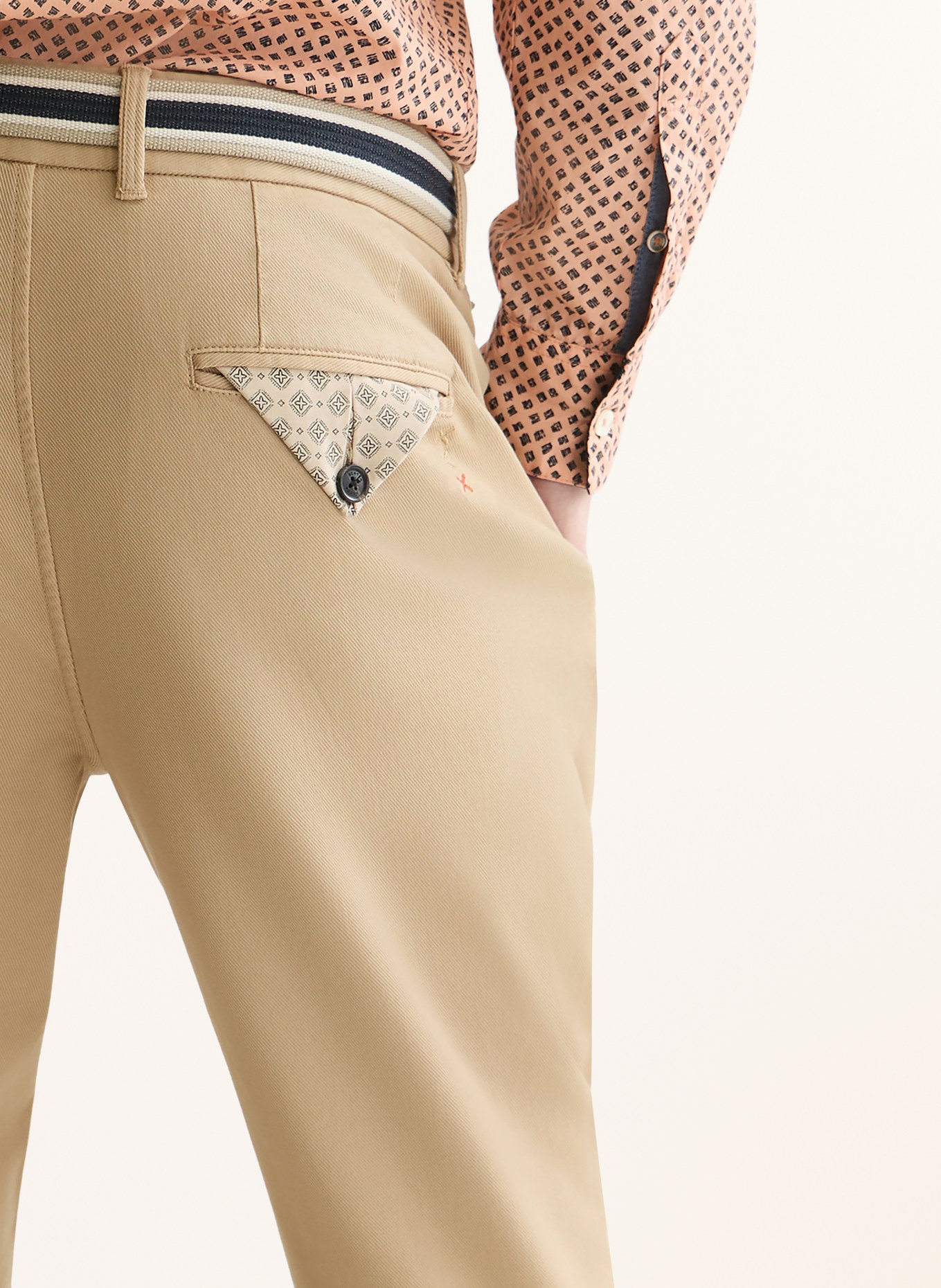 SCOTCH & SODA WARREN Extra Slim Fit Chinos: CAMEL