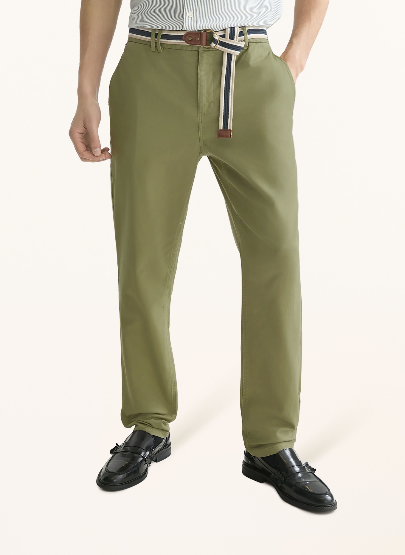 SCOTCH & SODA Chino WARREN Extra Slim Fit: OLIVEN