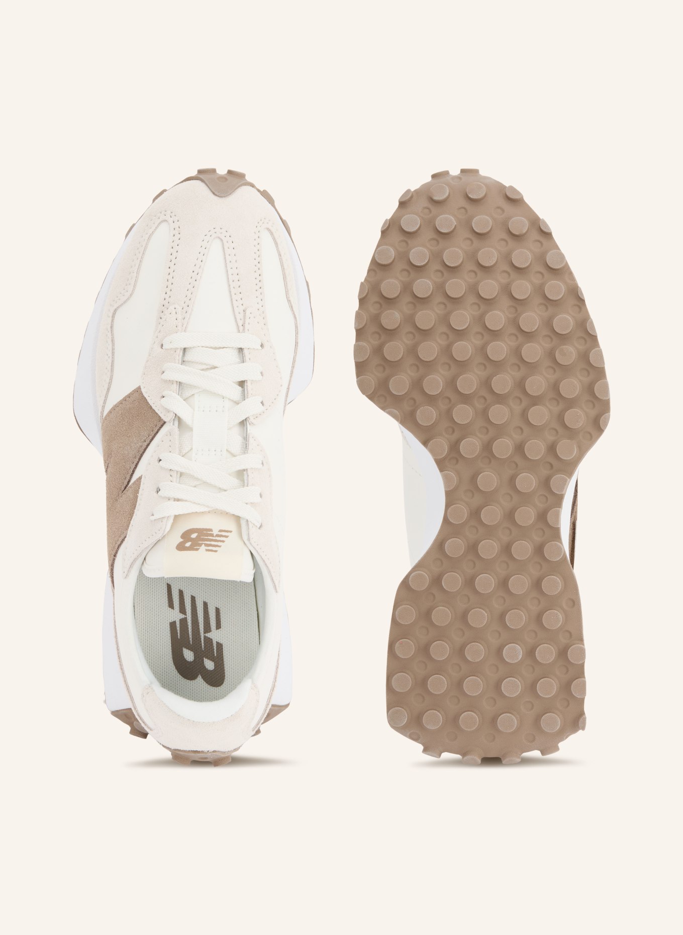 new balance Sneakers 327: WIT / BRUIN