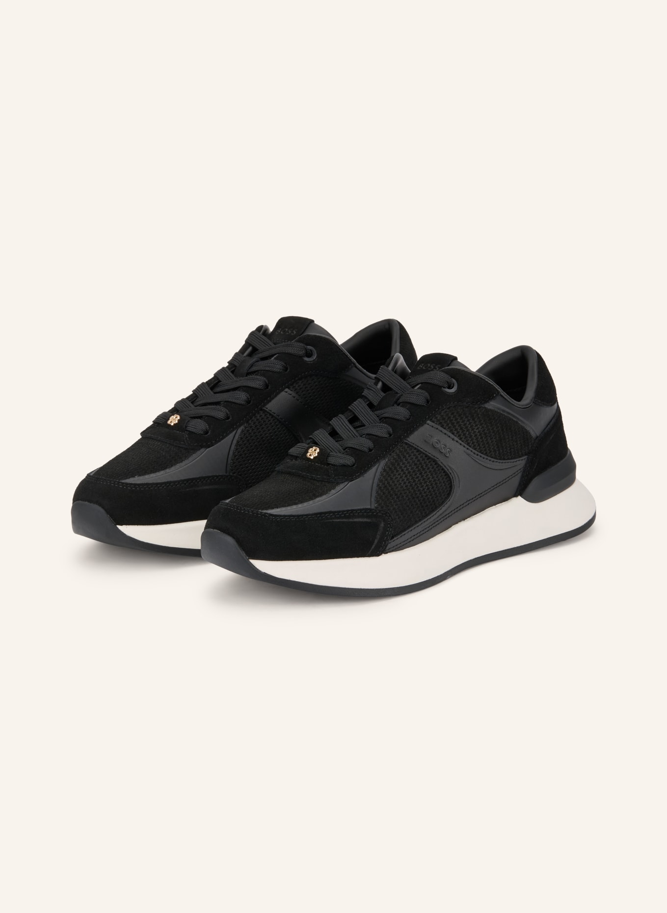 BOSS Sneakers B ICON: ZWART