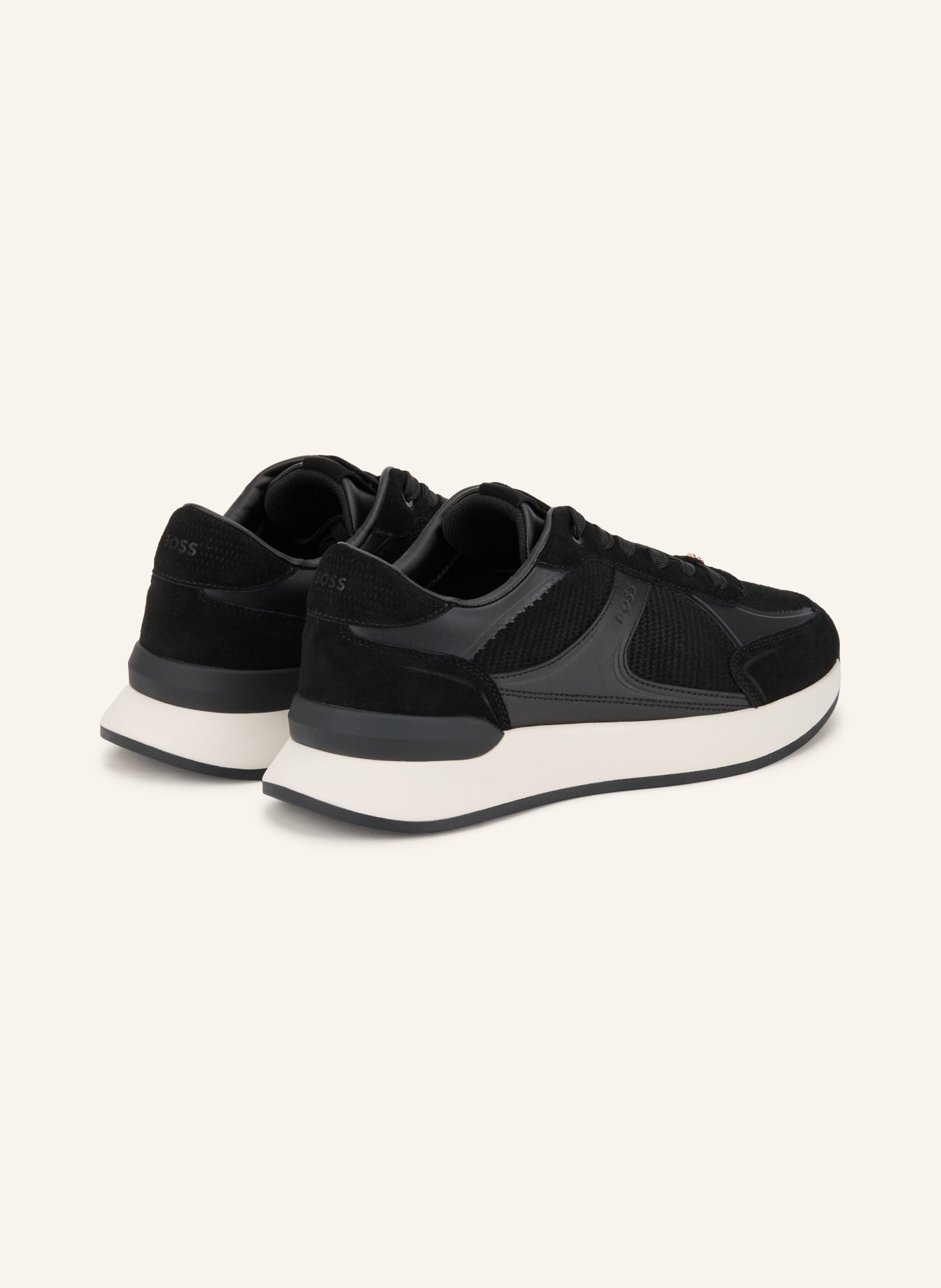BOSS Sneakers B ICON: ZWART