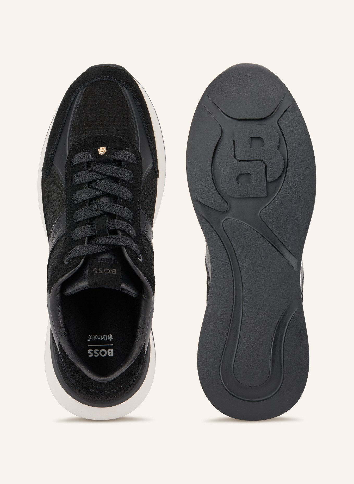BOSS Sneakers B ICON: ZWART