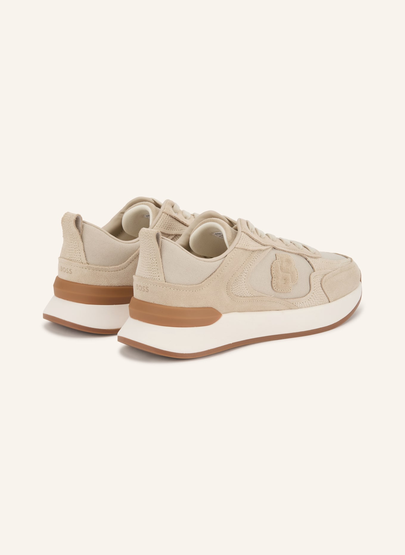 BOSS ICON Sneakers: BEIGE