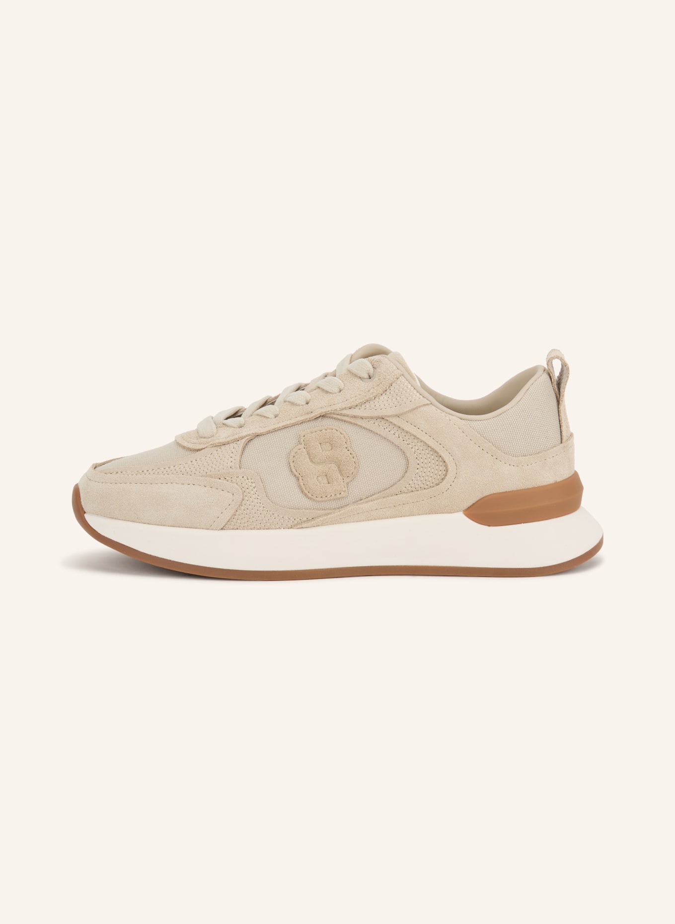BOSS ICON Sneakers: BEIGE