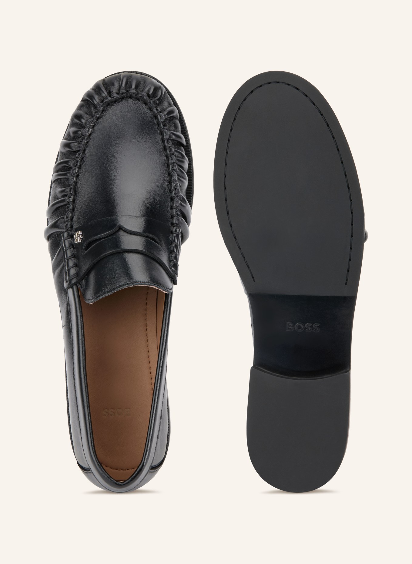 BOSS Penny-Loafer LYCIA: SCHWARZ