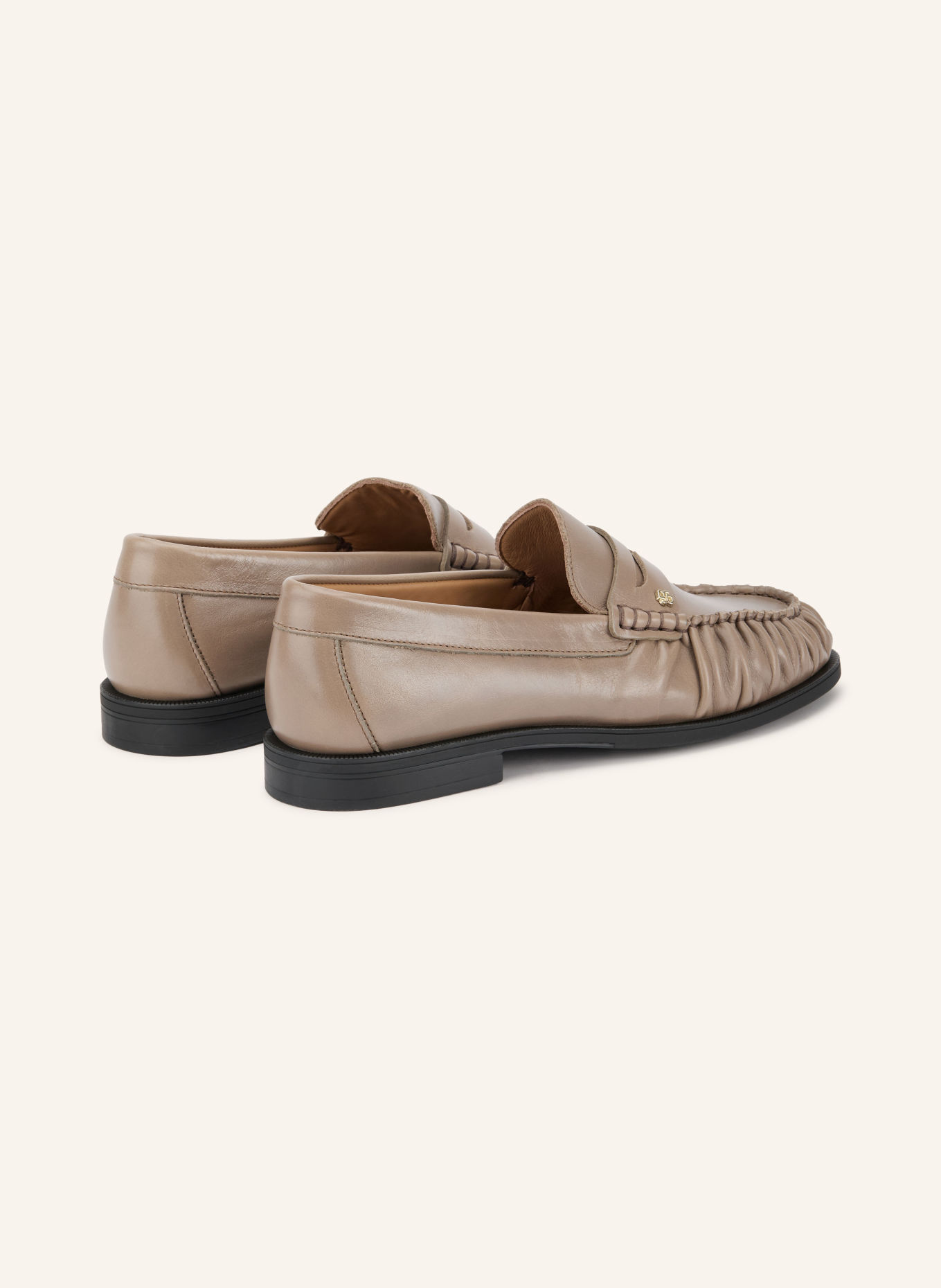 BOSS Loafers à barrette LYCIA: TAUPE