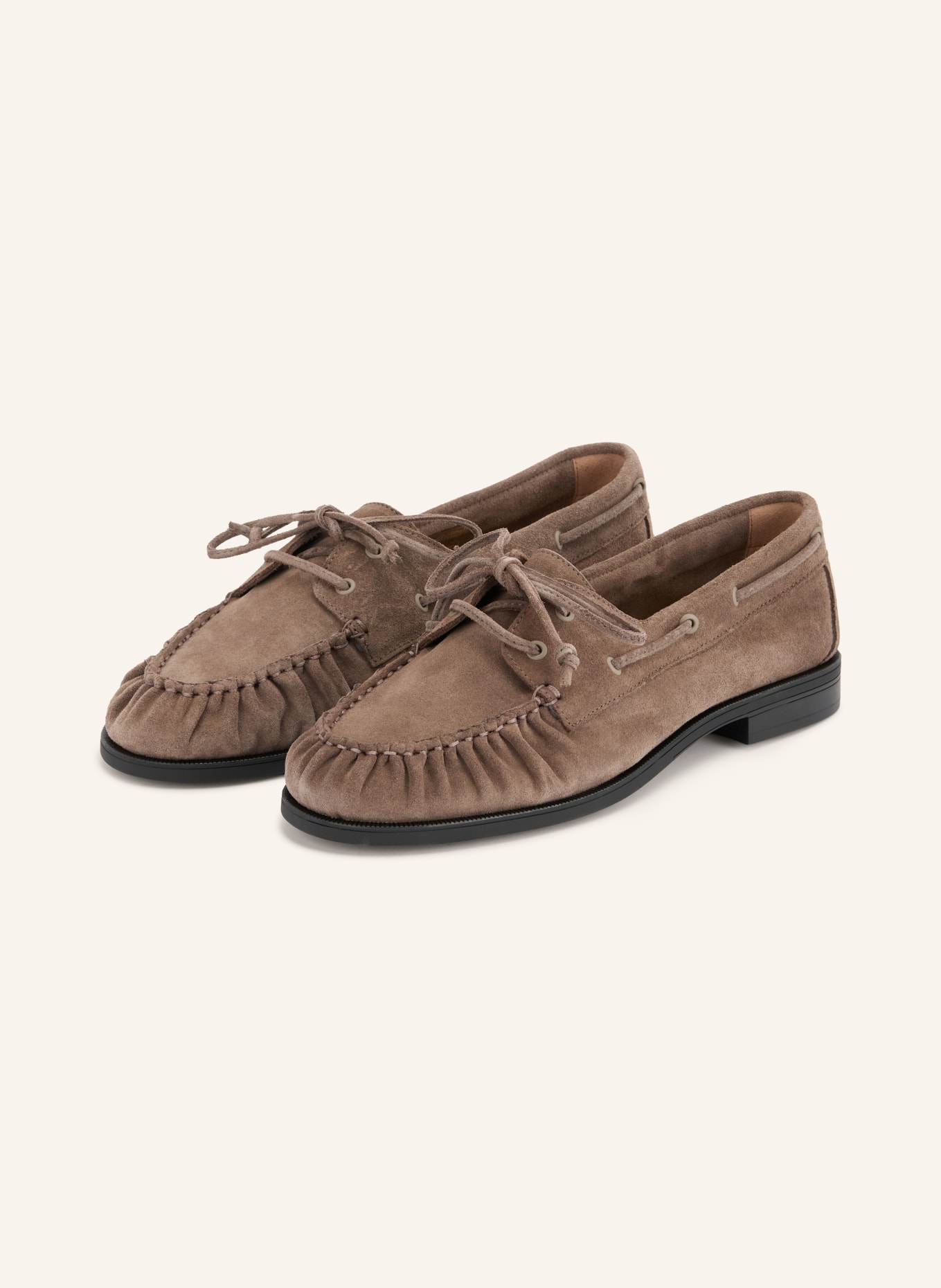 BOSS Bootsschuhe LYCIA: BRAUN / GOLD