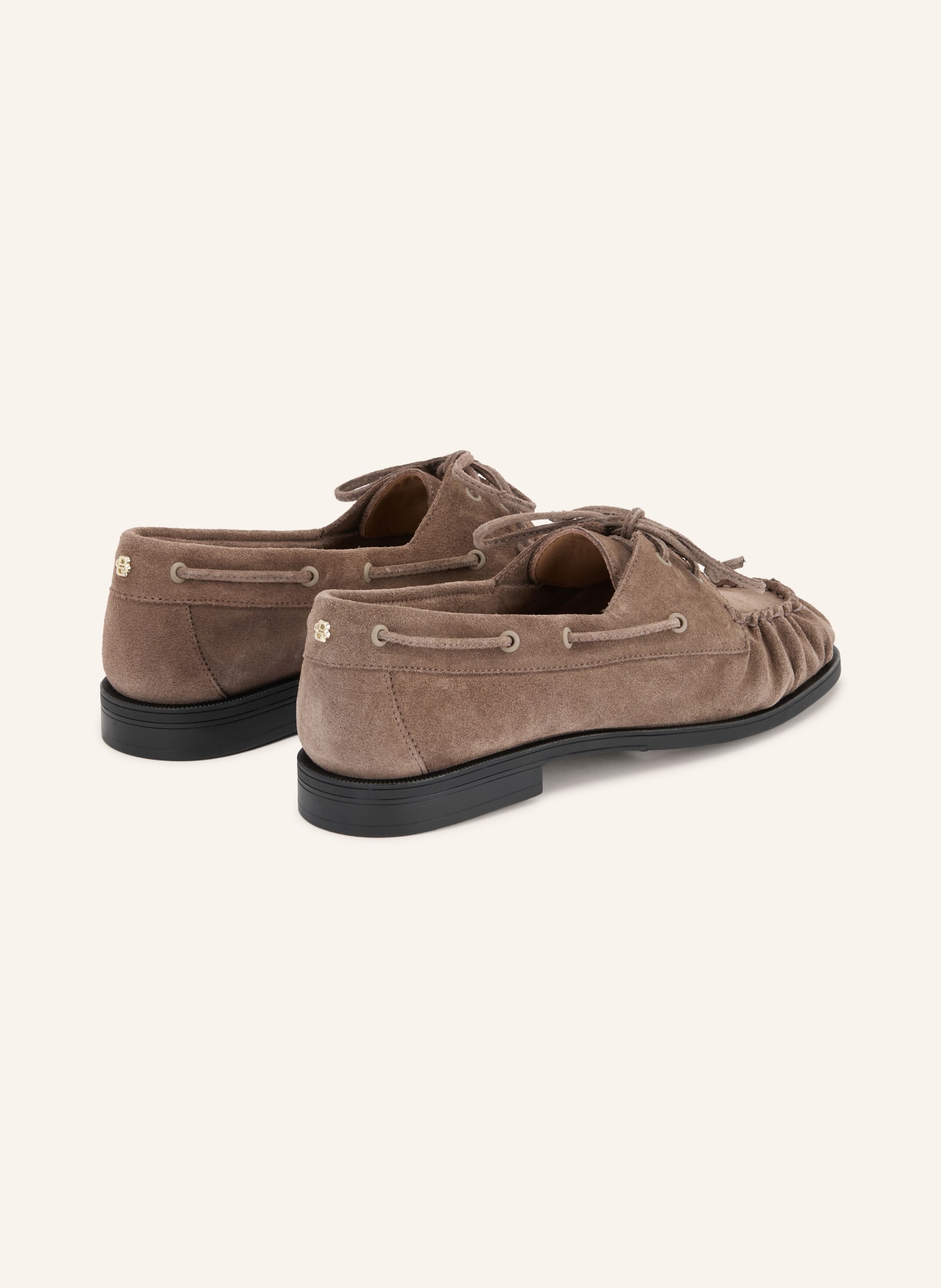BOSS Bootsschuhe LYCIA: BRAUN / GOLD