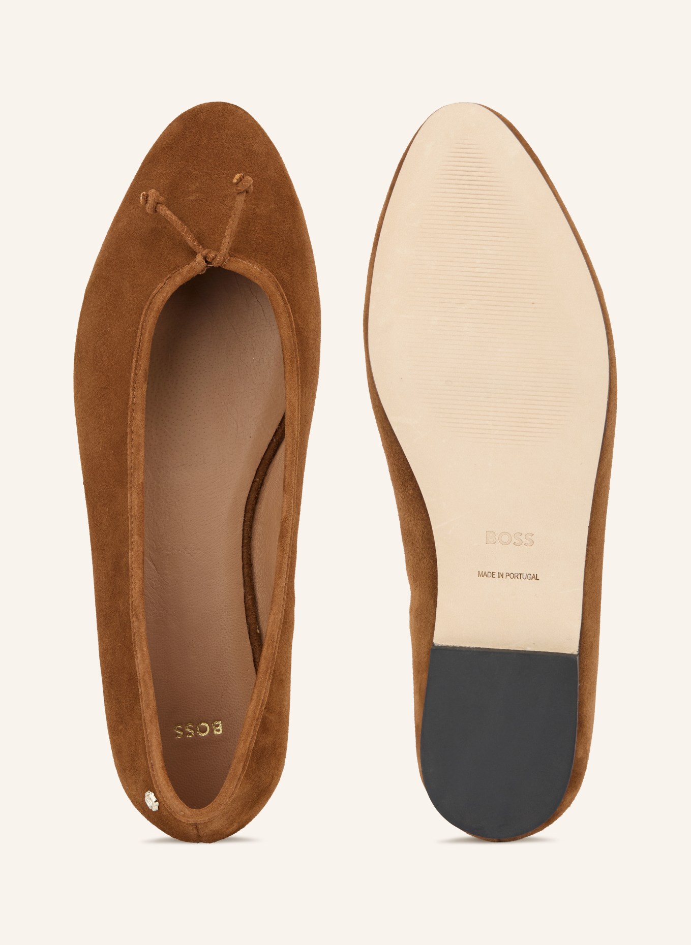 BOSS Ballerinas SILVYE: COGNAC