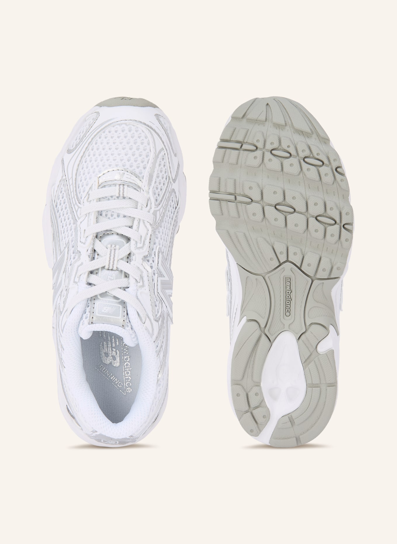 new balance Sneakersy 740: BÍLÁ / STŘÍBRNÁ