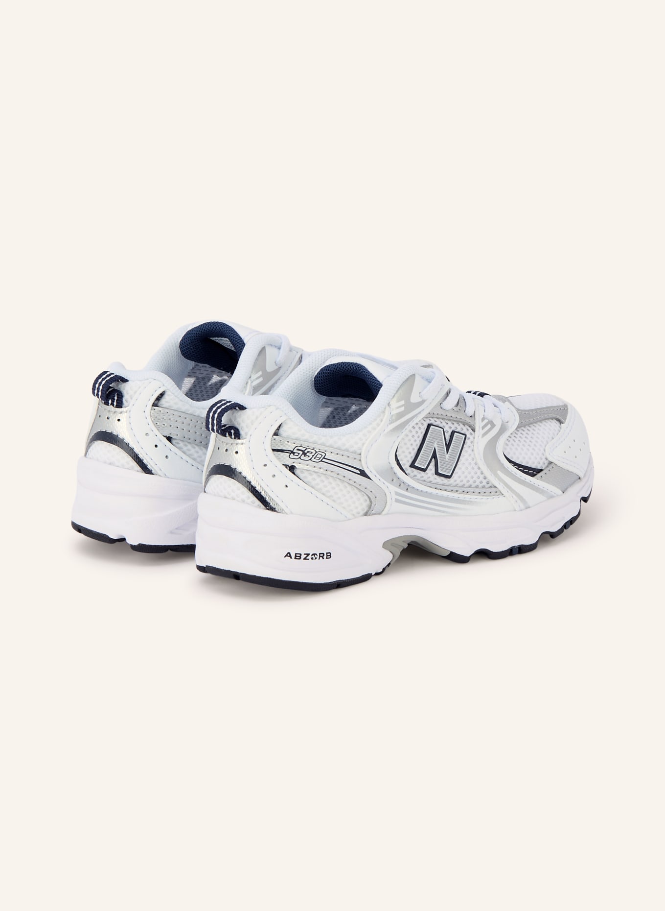 new balance Sneakersy 530: BÍLÁ / STŘÍBRNÁ / TMAVĚ MODRÁ