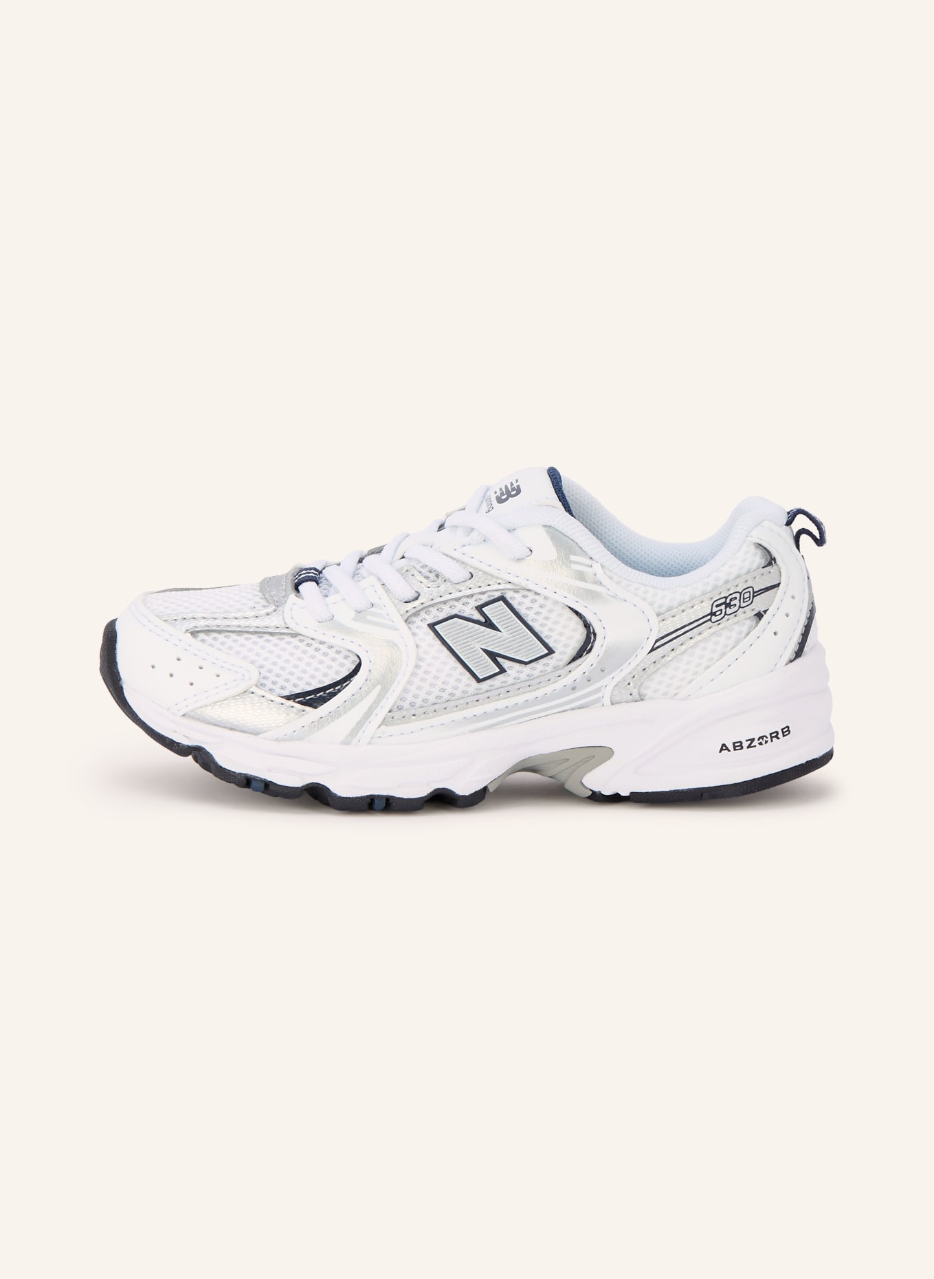 new balance Sneakersy 530: BÍLÁ / STŘÍBRNÁ / TMAVĚ MODRÁ