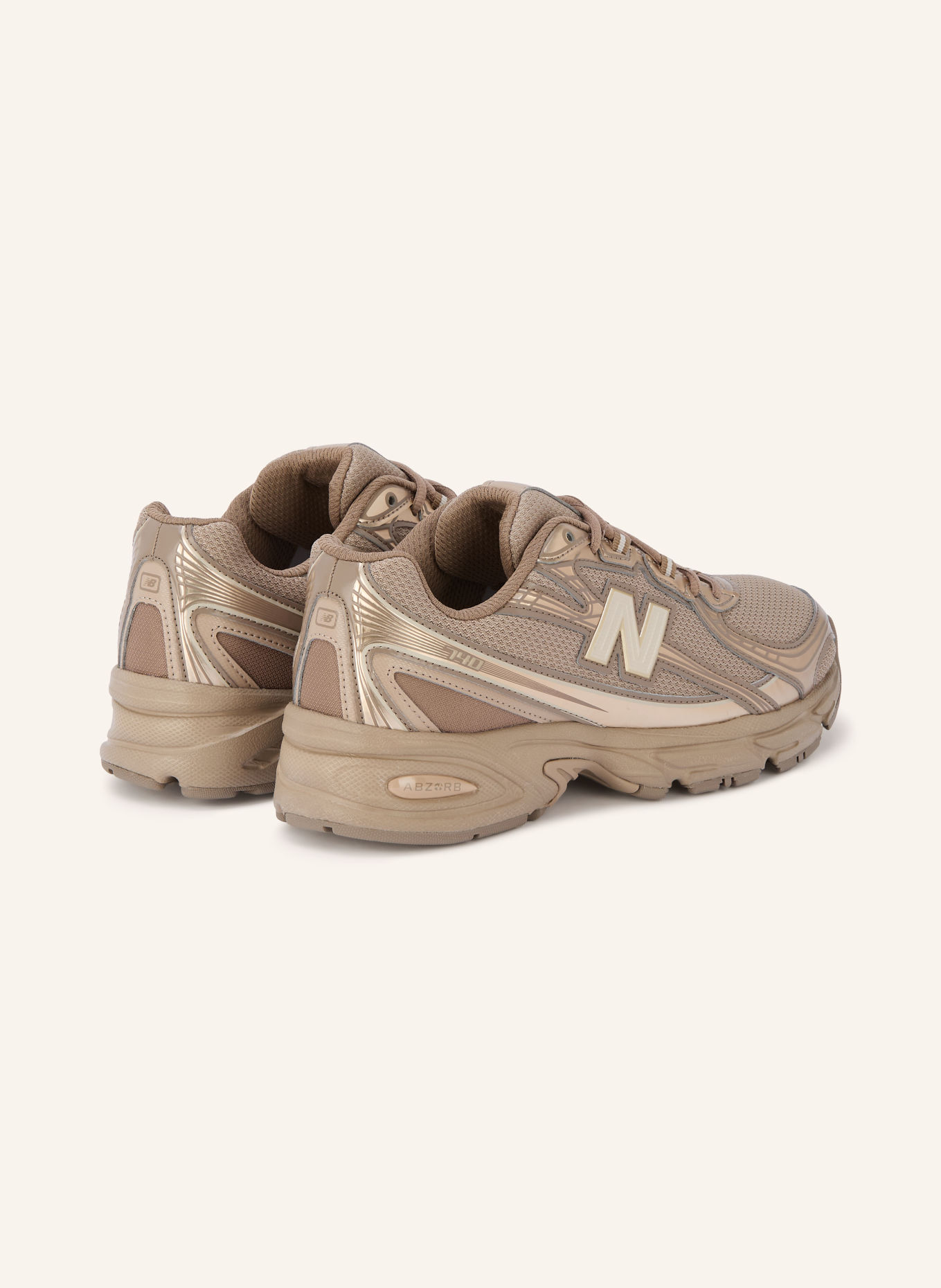 new balance Sneakersy 740: BRĄZOWY / KREMOWY