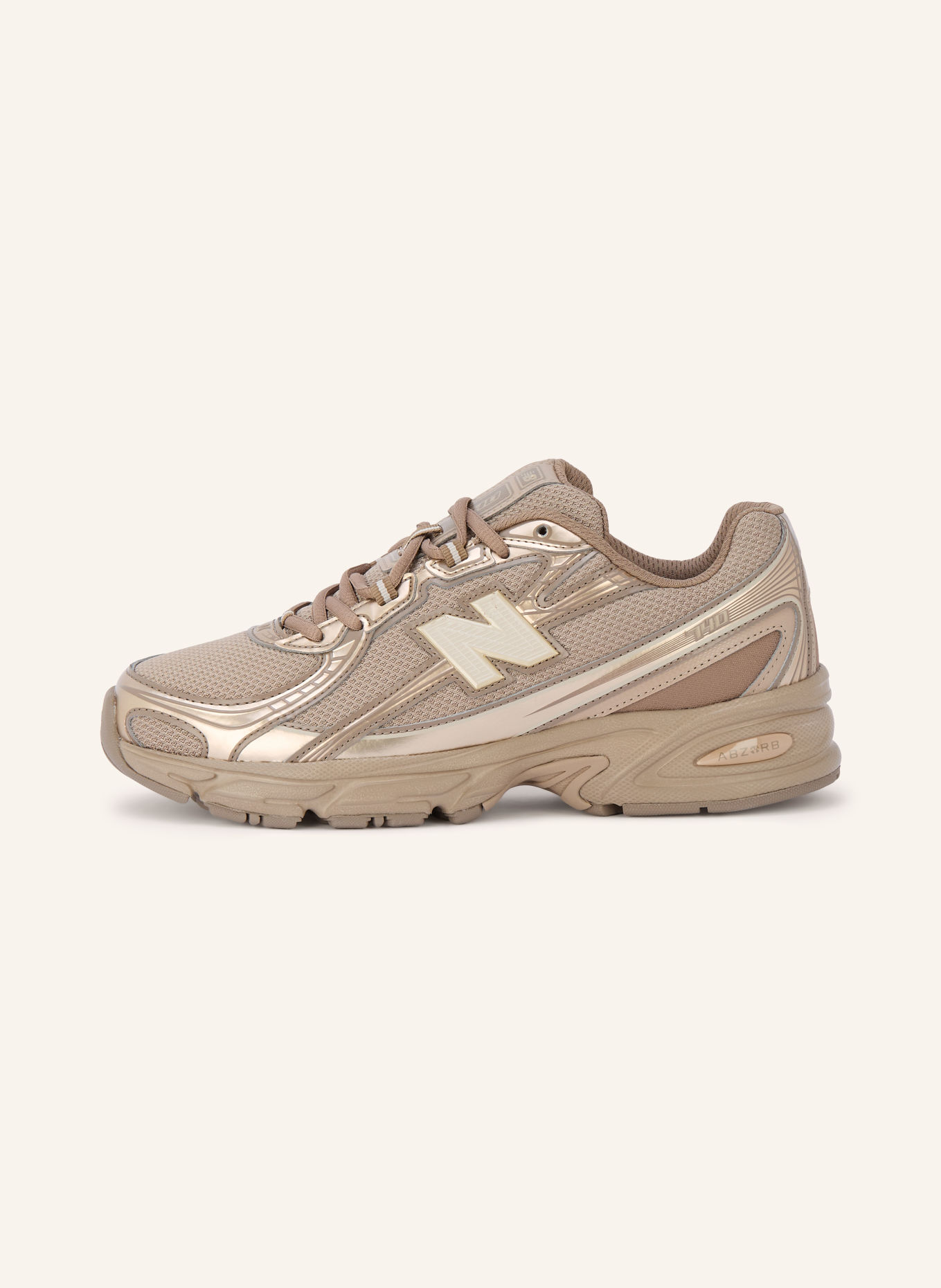 new balance Sneakersy 740: BRĄZOWY / KREMOWY