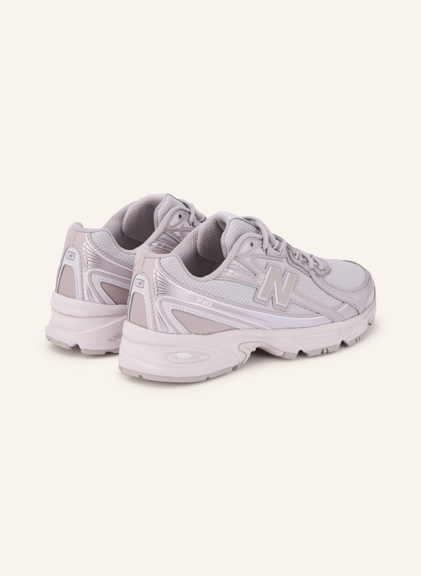 new balance Sneakers 740: LILAS CLAIR / GRIS CLAIR